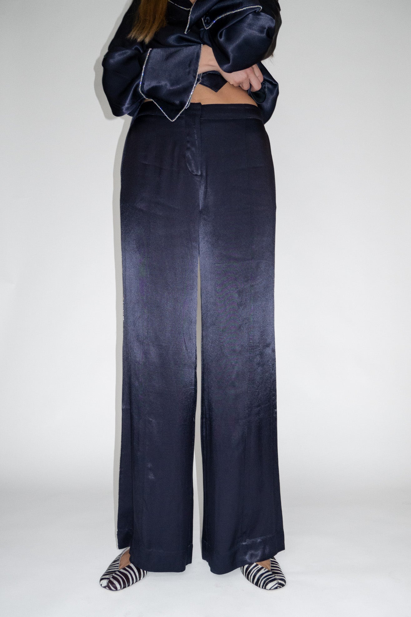 MR. LARKIN, Charlie Rhinestone Pants, Midnight