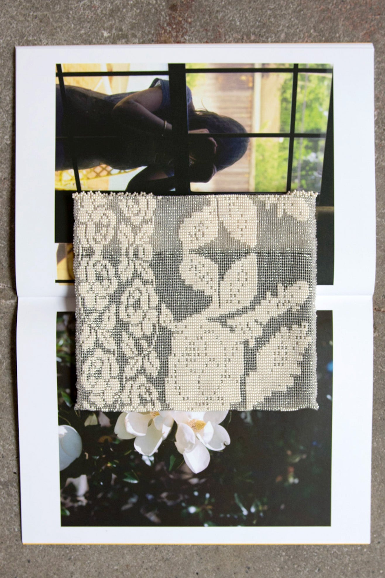 PURA UTZ, Lace Clutch