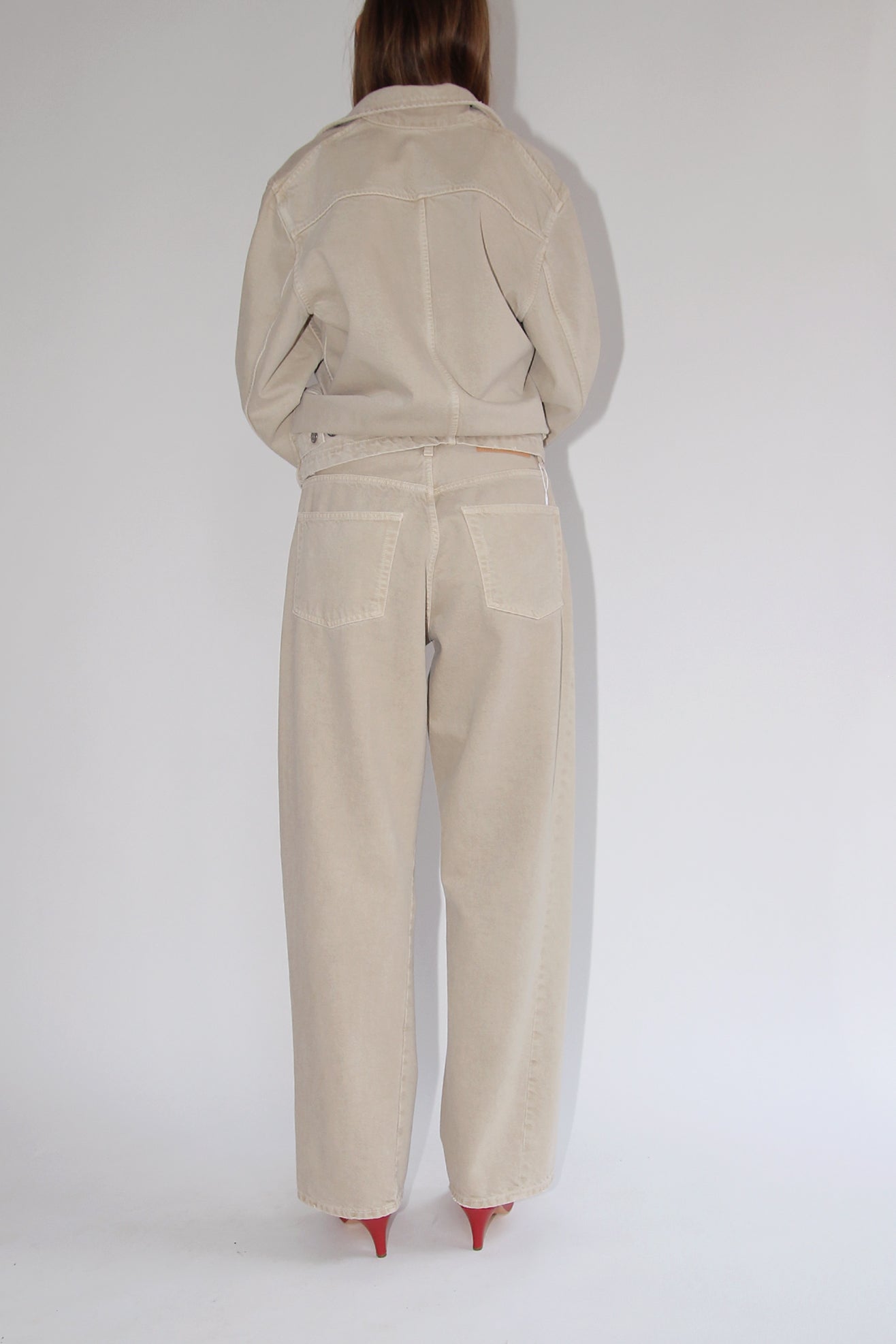 SUNFLOWER, Wide Twist Jeans, Vintage Sand