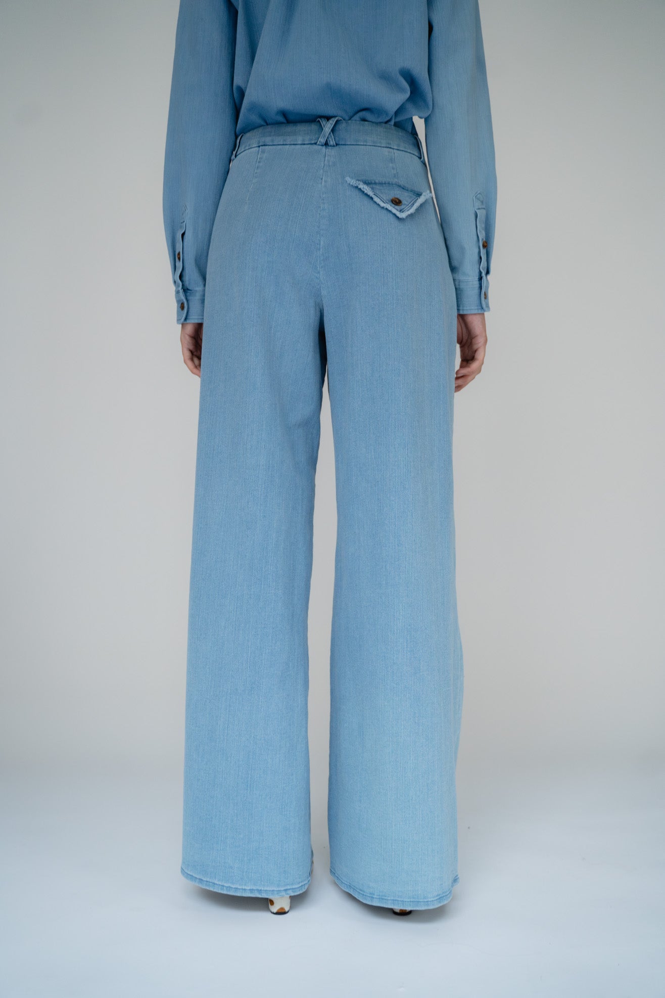 THE GARMENT, Merci Wide Pants, Medium Blue