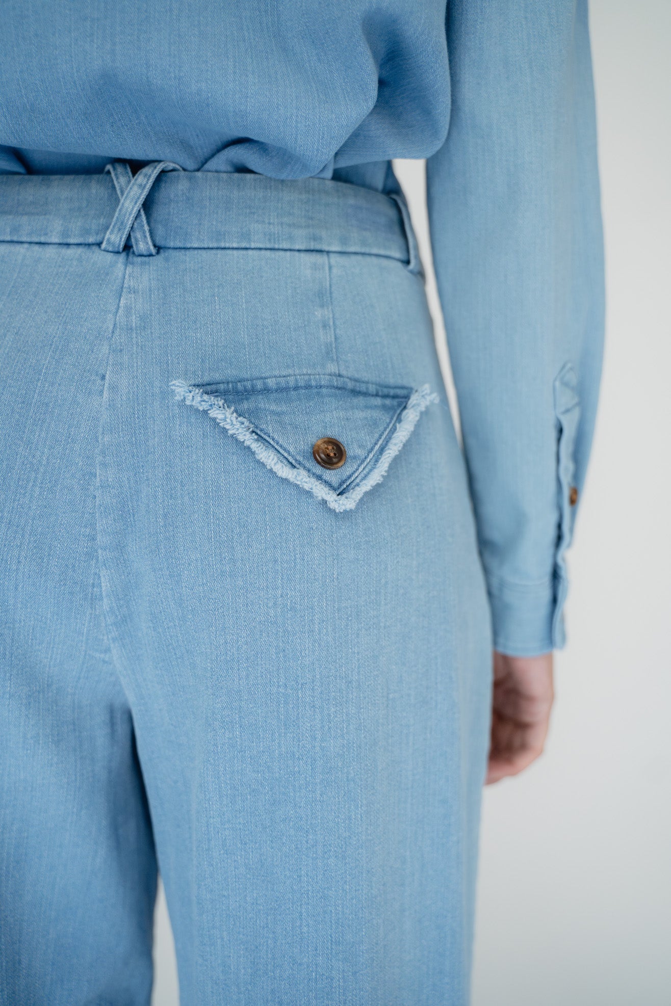 THE GARMENT, Merci Wide Pants, Medium Blue