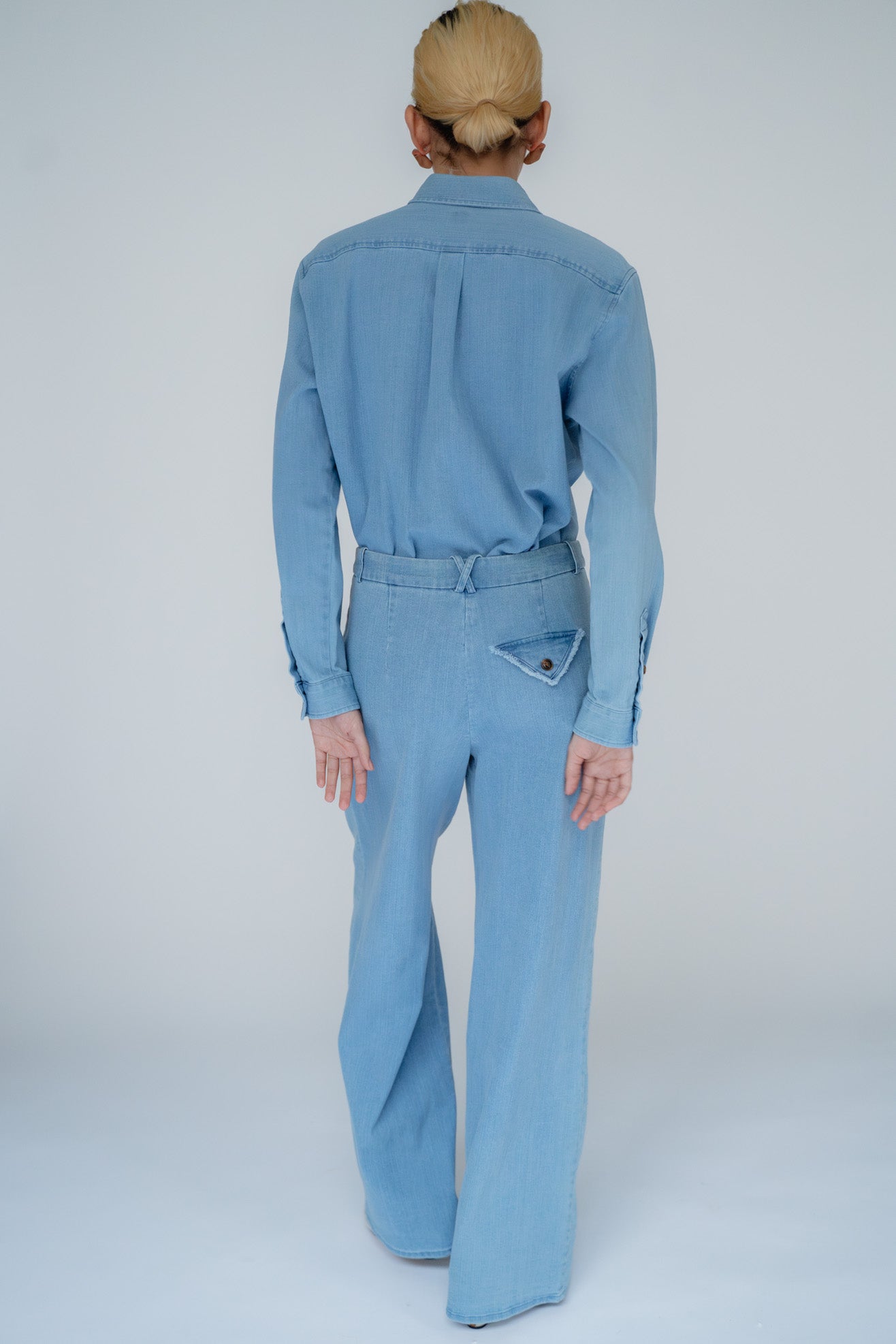 THE GARMENT, Merci Wide Pants, Medium Blue