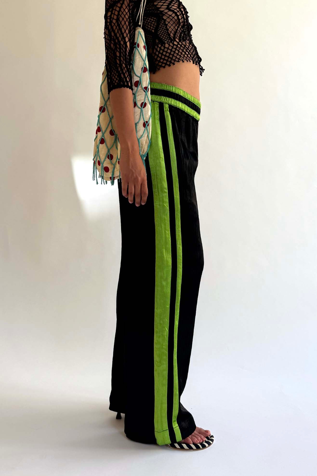 TIGRA TIGRA, Boxing Pants, Black/Acid Green