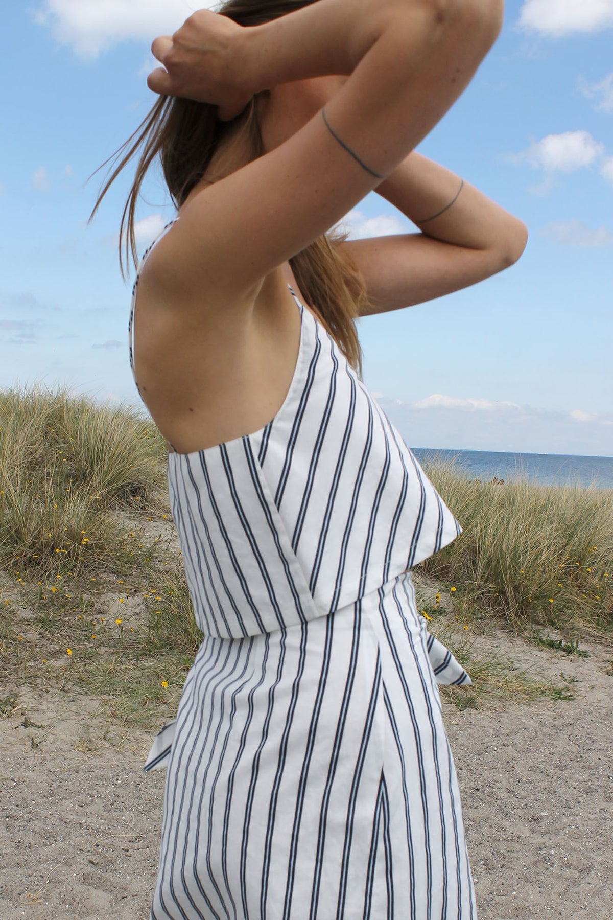 MR LARKIN, Quinn Top, Deco Stripe