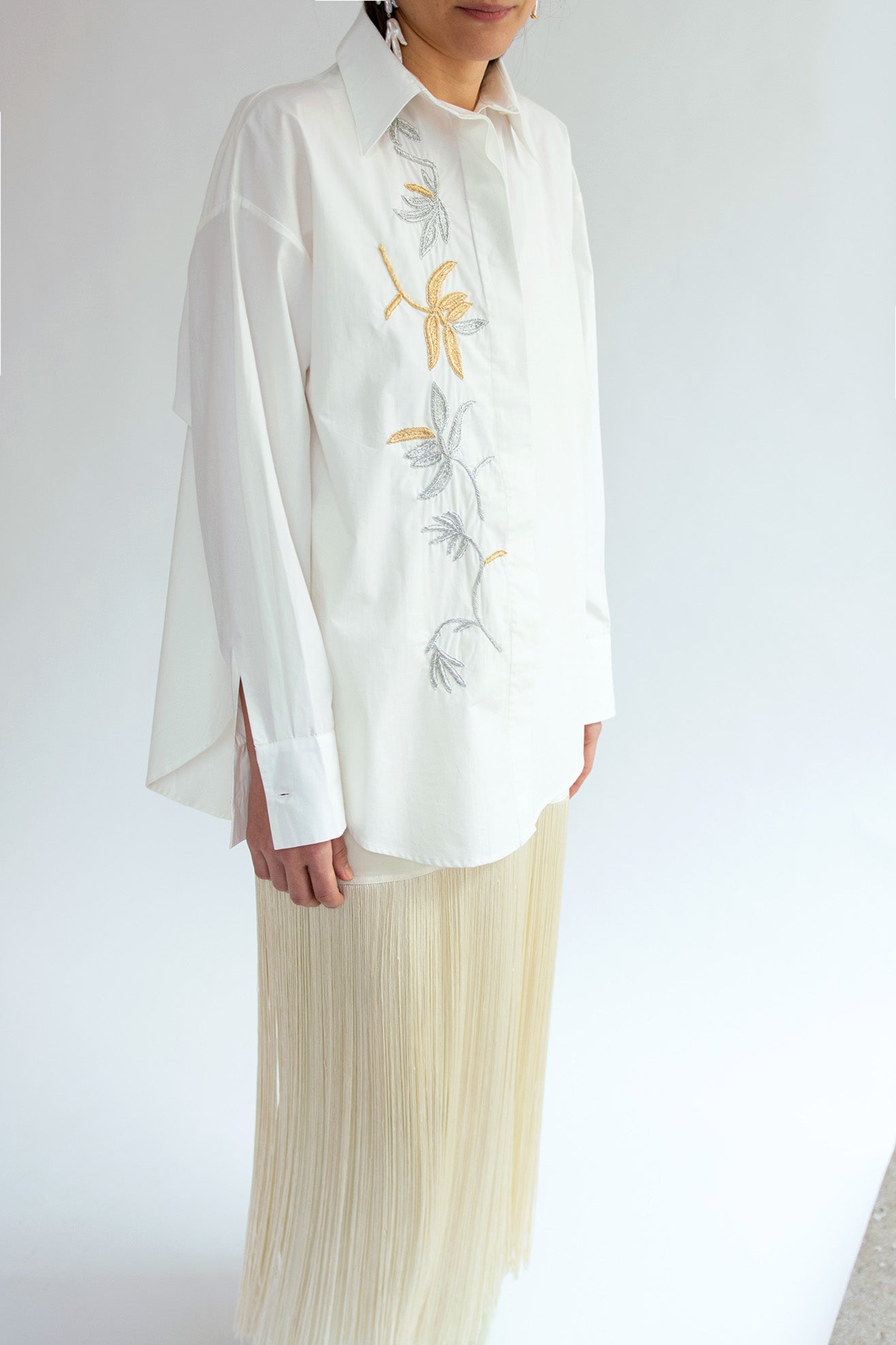 MR. LARKIN, King Mylar Shirt, Mylar Floral