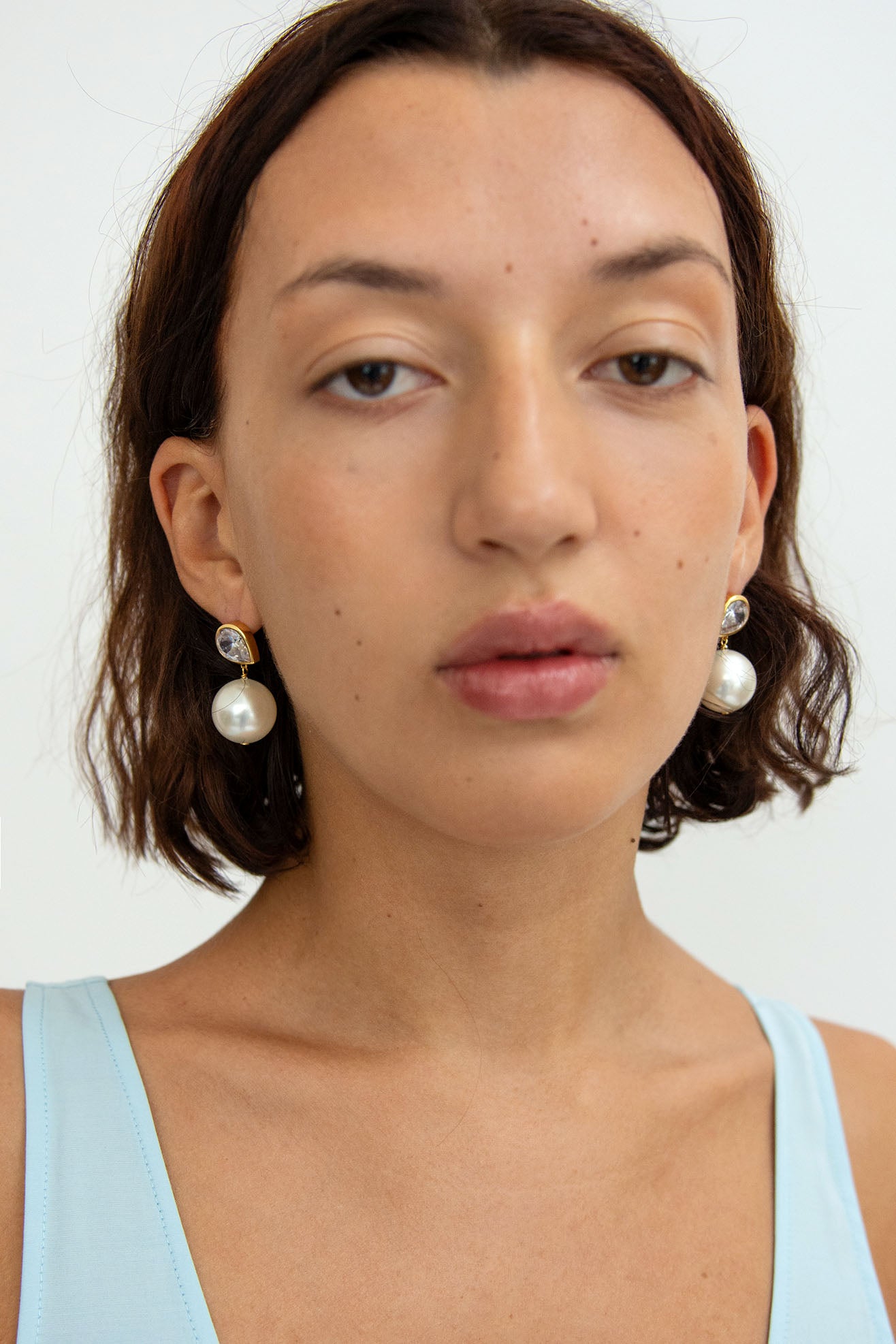 COMPLETEDWORKS, The Temporal Anomaly Earrings, Gold Plated