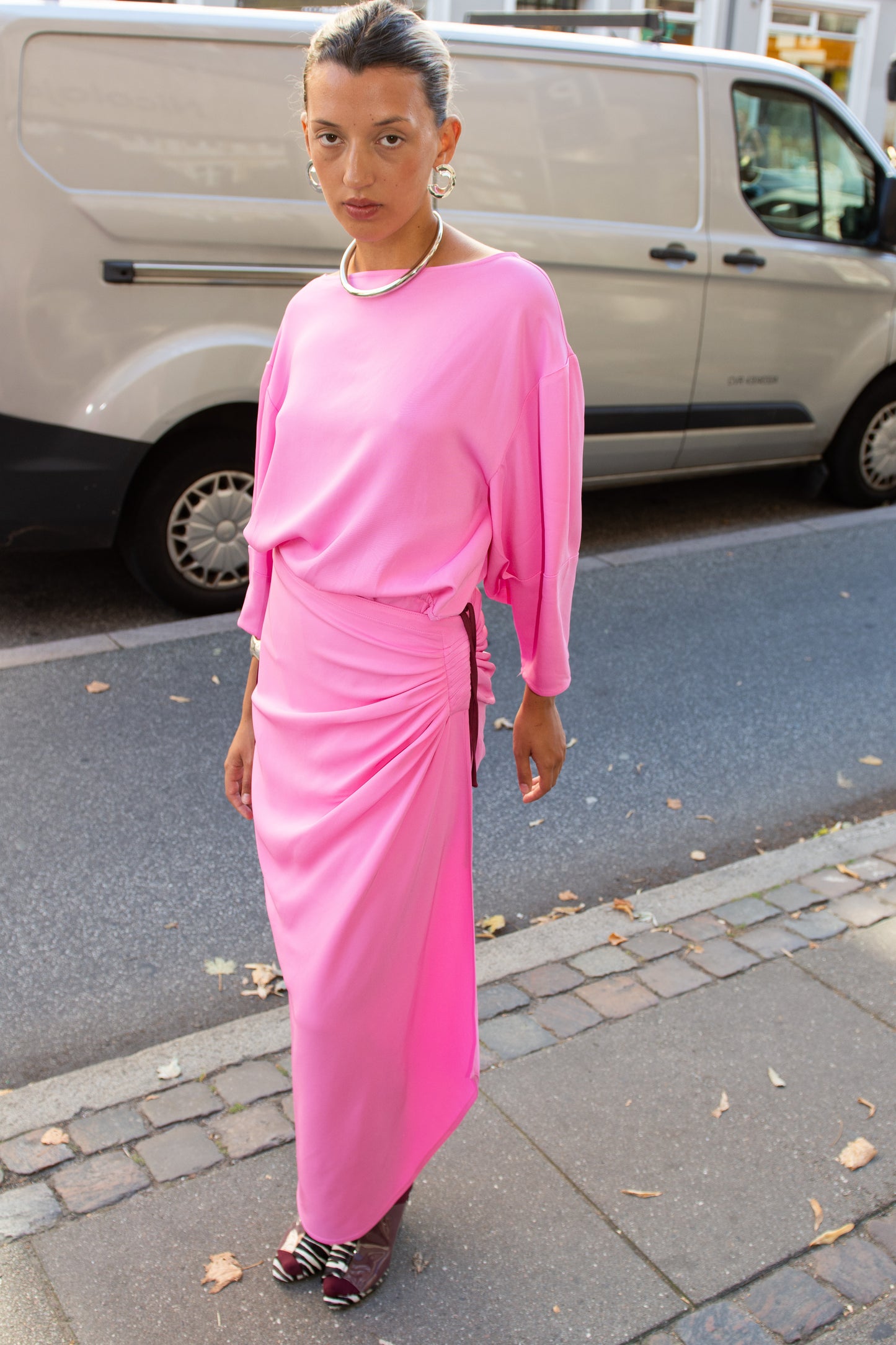 MR. LARKIN, Bansari Skirt, Candy Pink