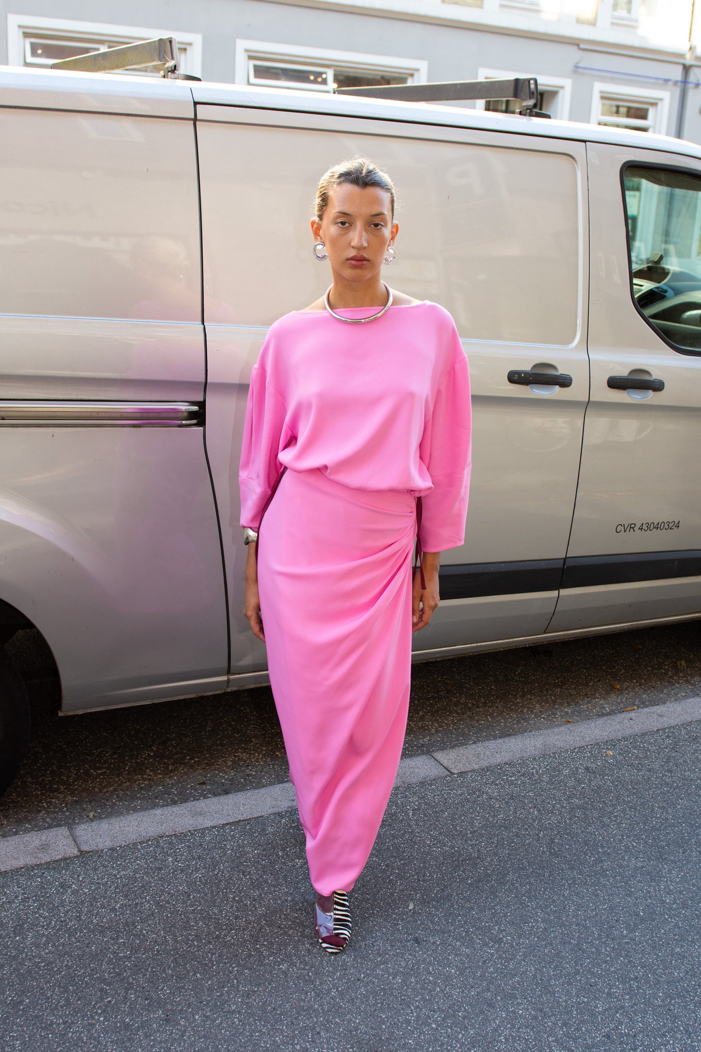 MR. LARKIN, Bansari Skirt, Candy Pink