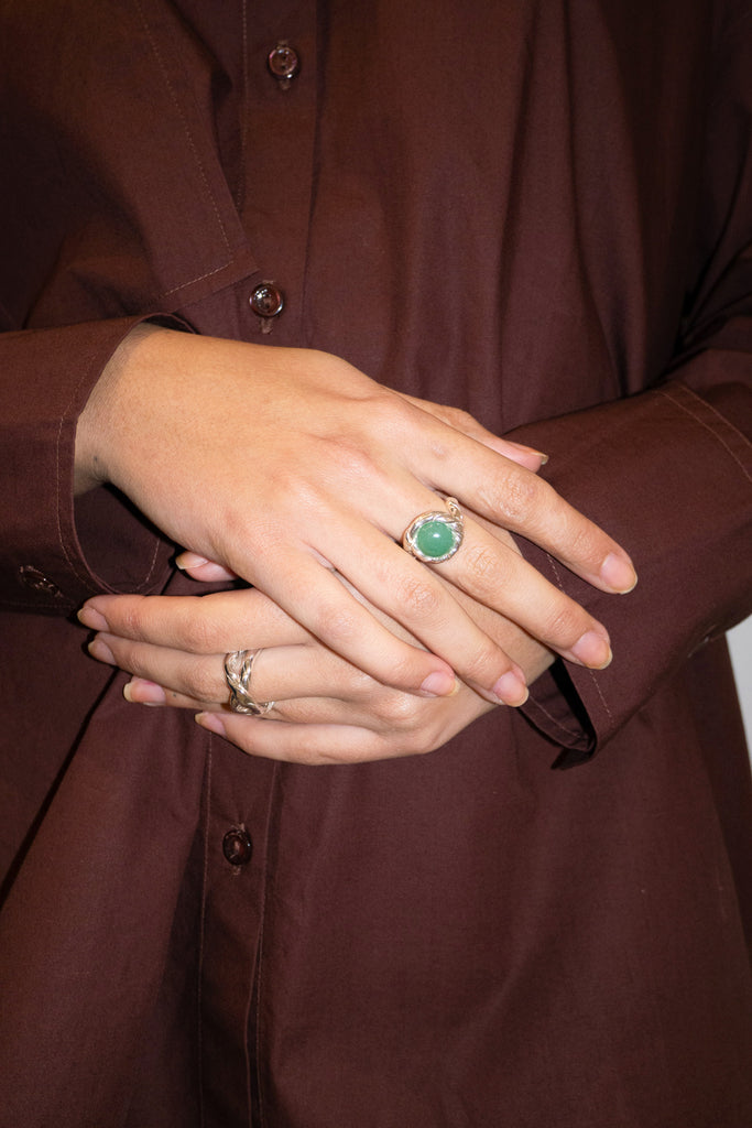 CORALI, Lago Aventurine Ring