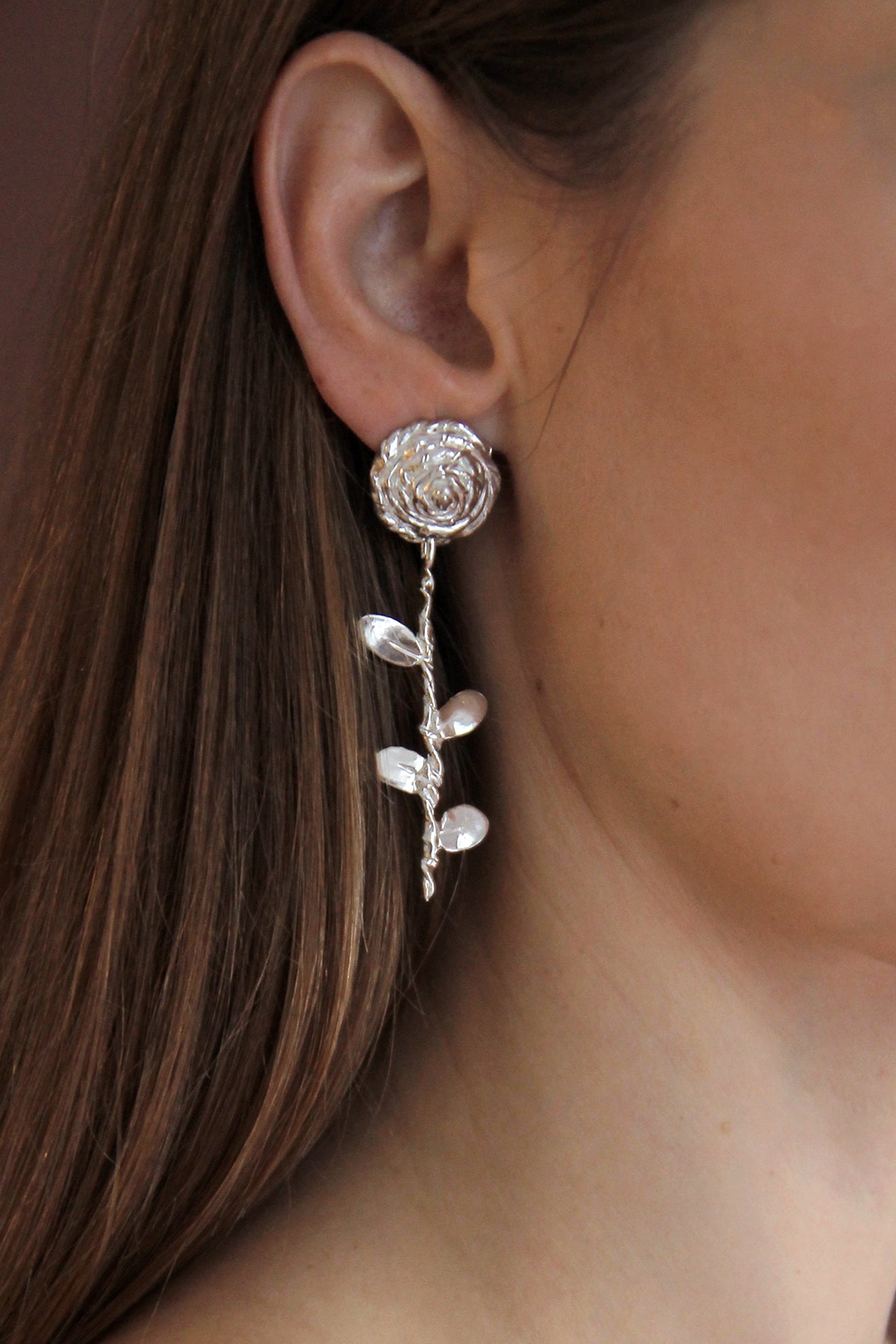 CORALI, Rose Earring