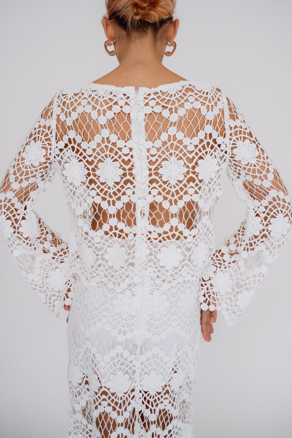 MR. LARKIN, Sienna Top, White