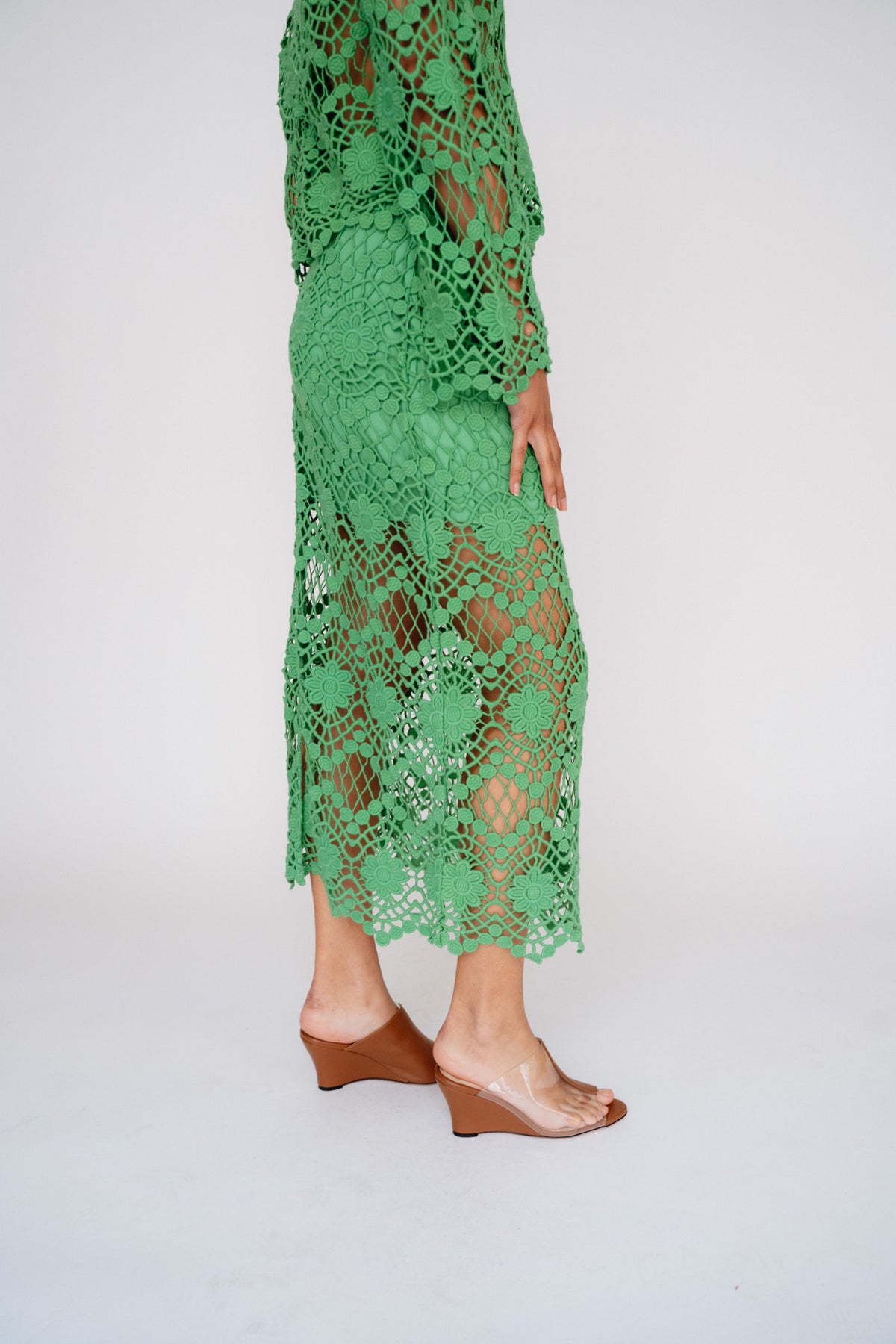 MR. LARKIN, Lou Lou Skirt, Green