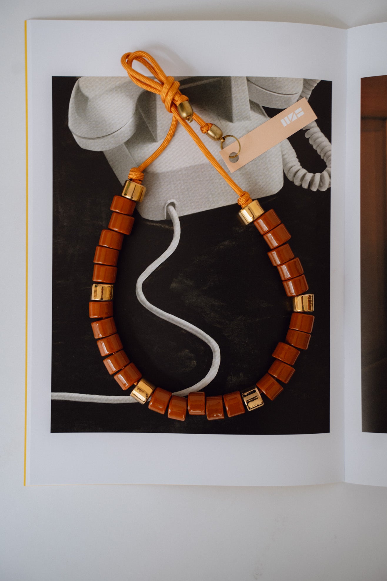 HER NEW TRIBE, Bead Two Necklace, Toffee & Karat