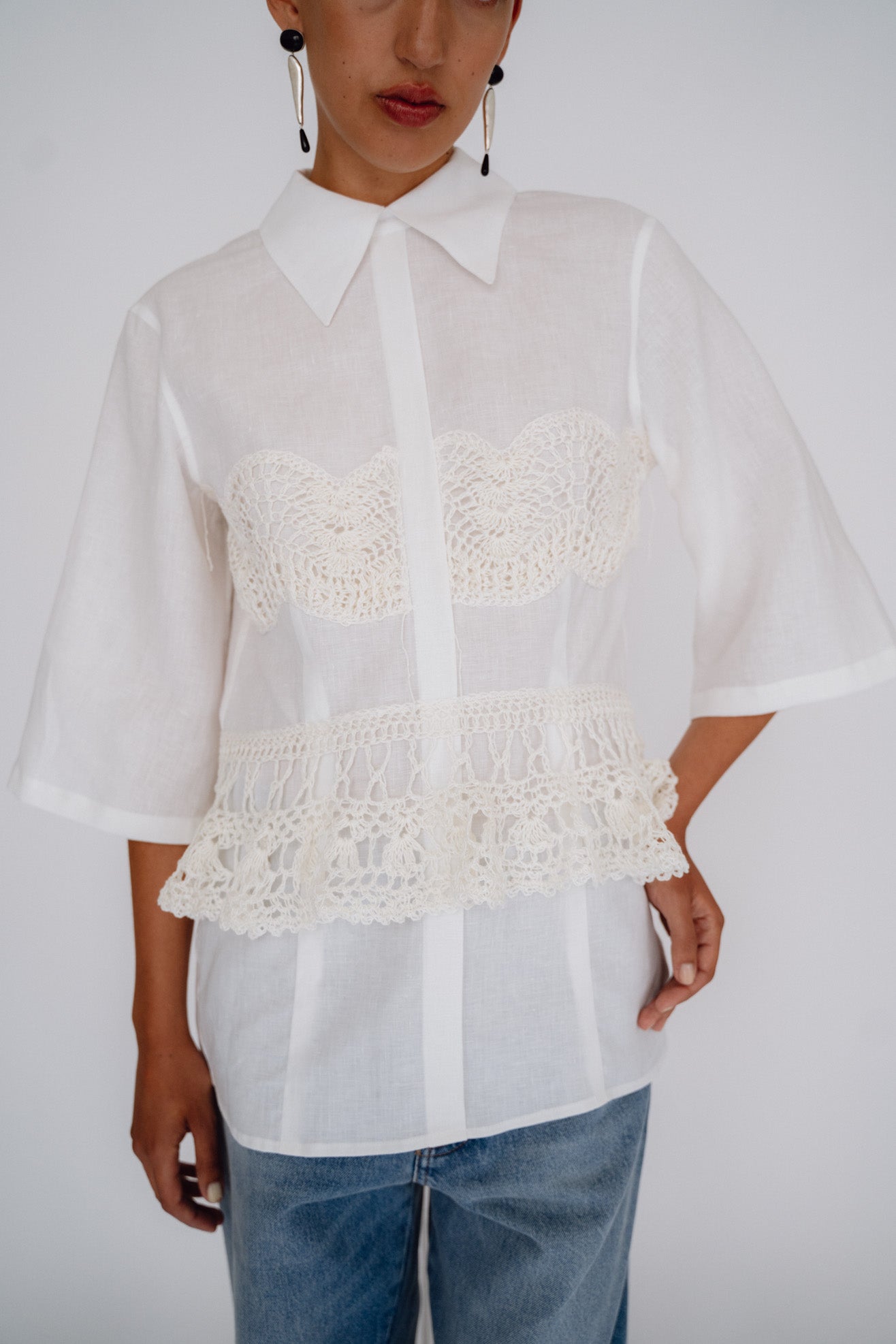 SKARULE, Crochet Shirt