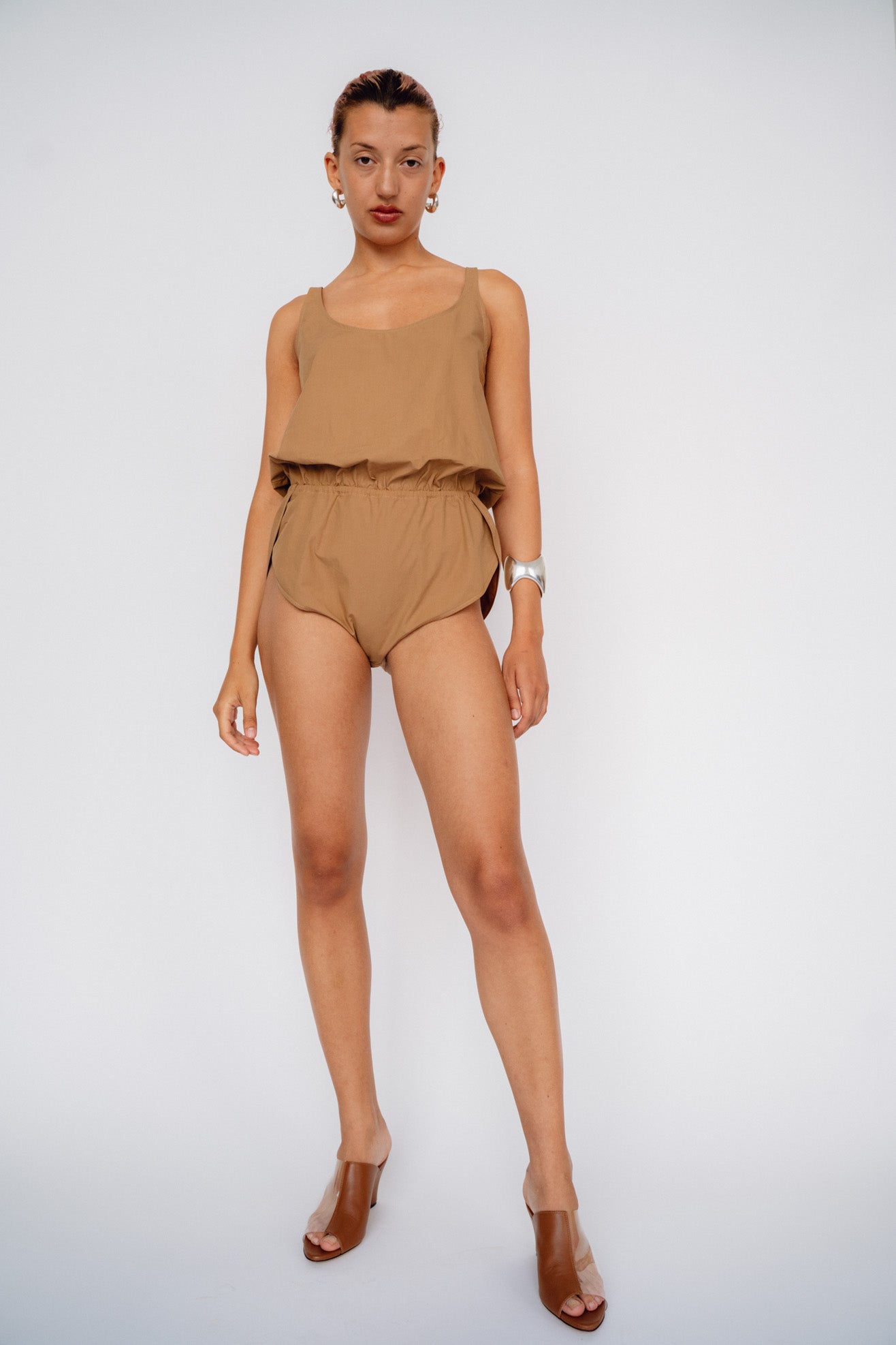 MODERN WEAVING, Gathered Bodysuit