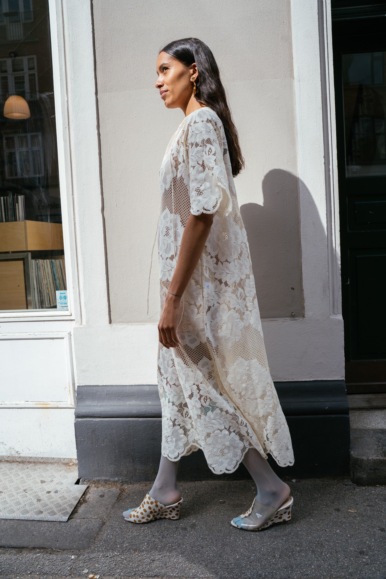 MR. LARKIN, Lola Dress, Ivory