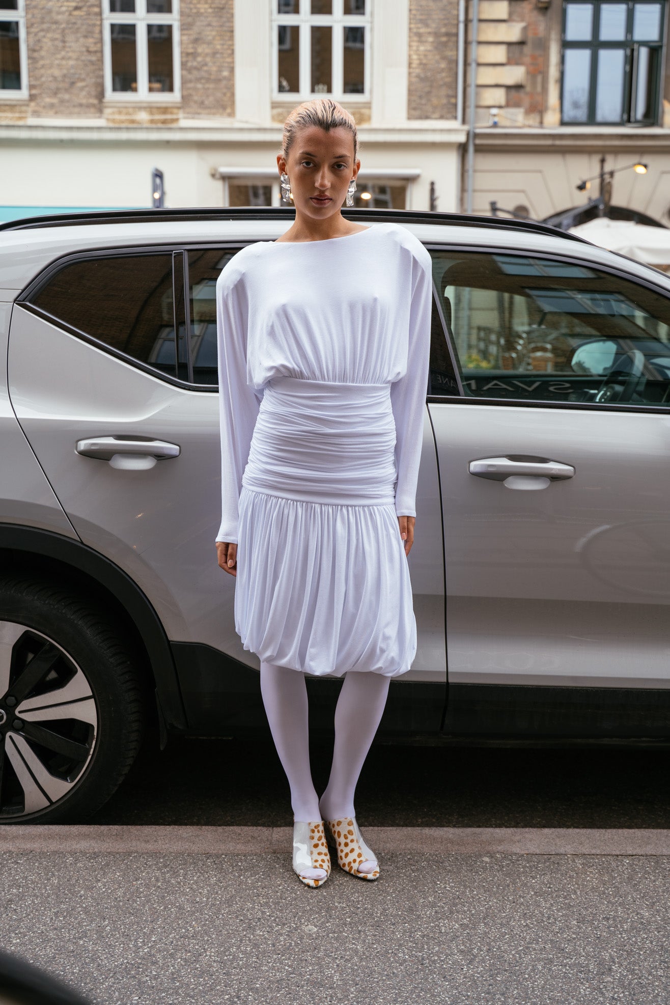 NICKLAS SKOVGAARD, Lori Dress, White