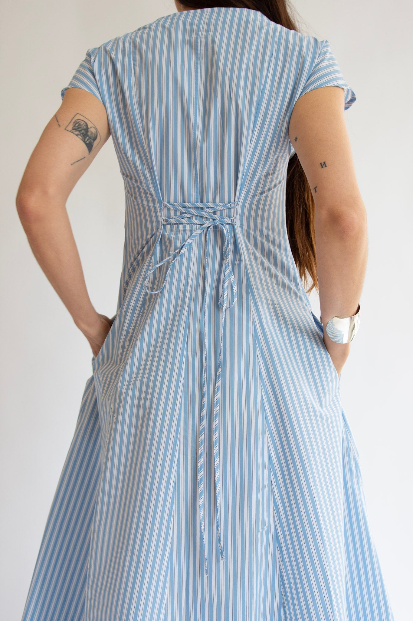 MR. LARKIN, Madison Dress, French Stripe