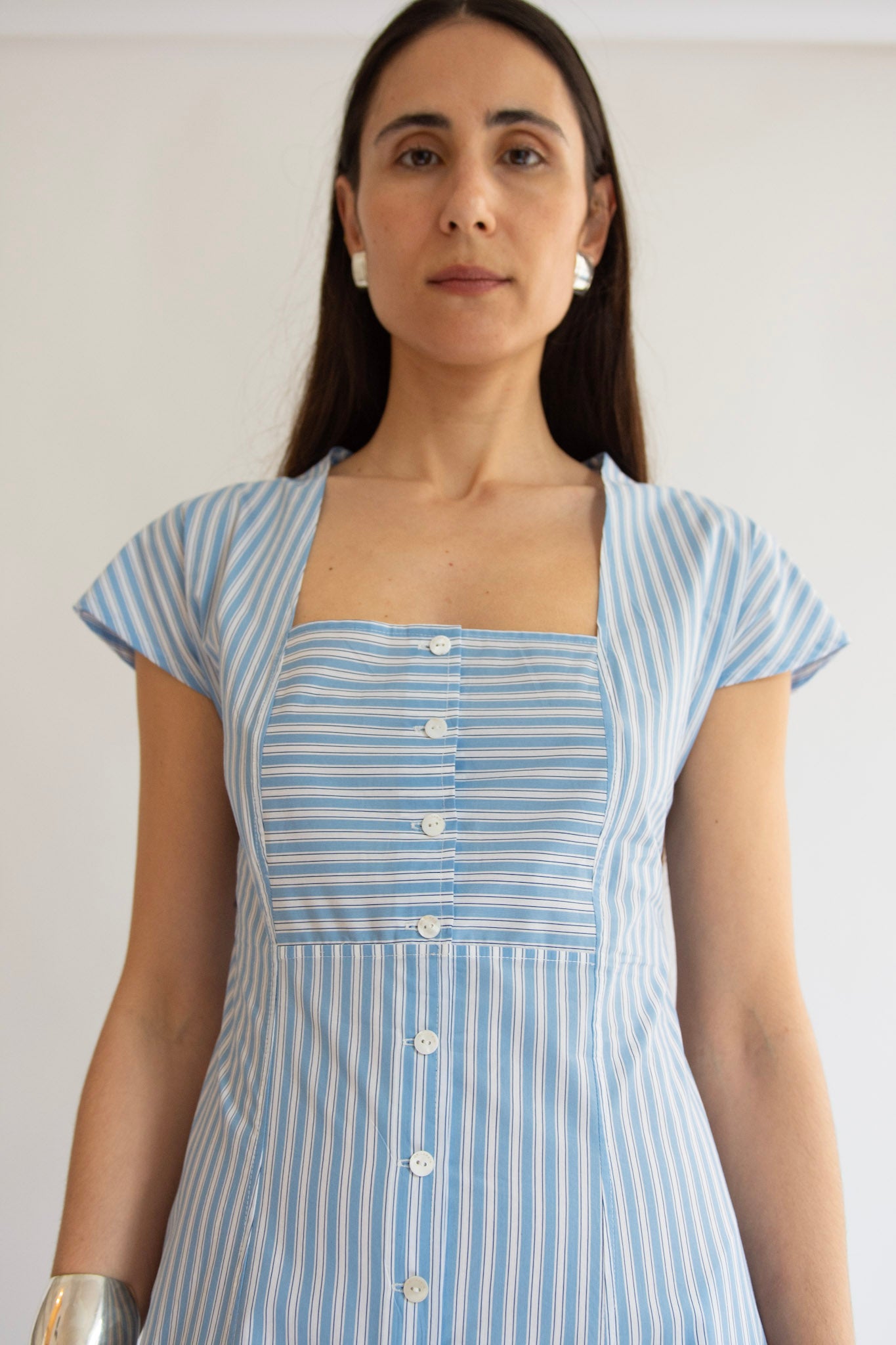 MR. LARKIN, Madison Dress, French Stripe