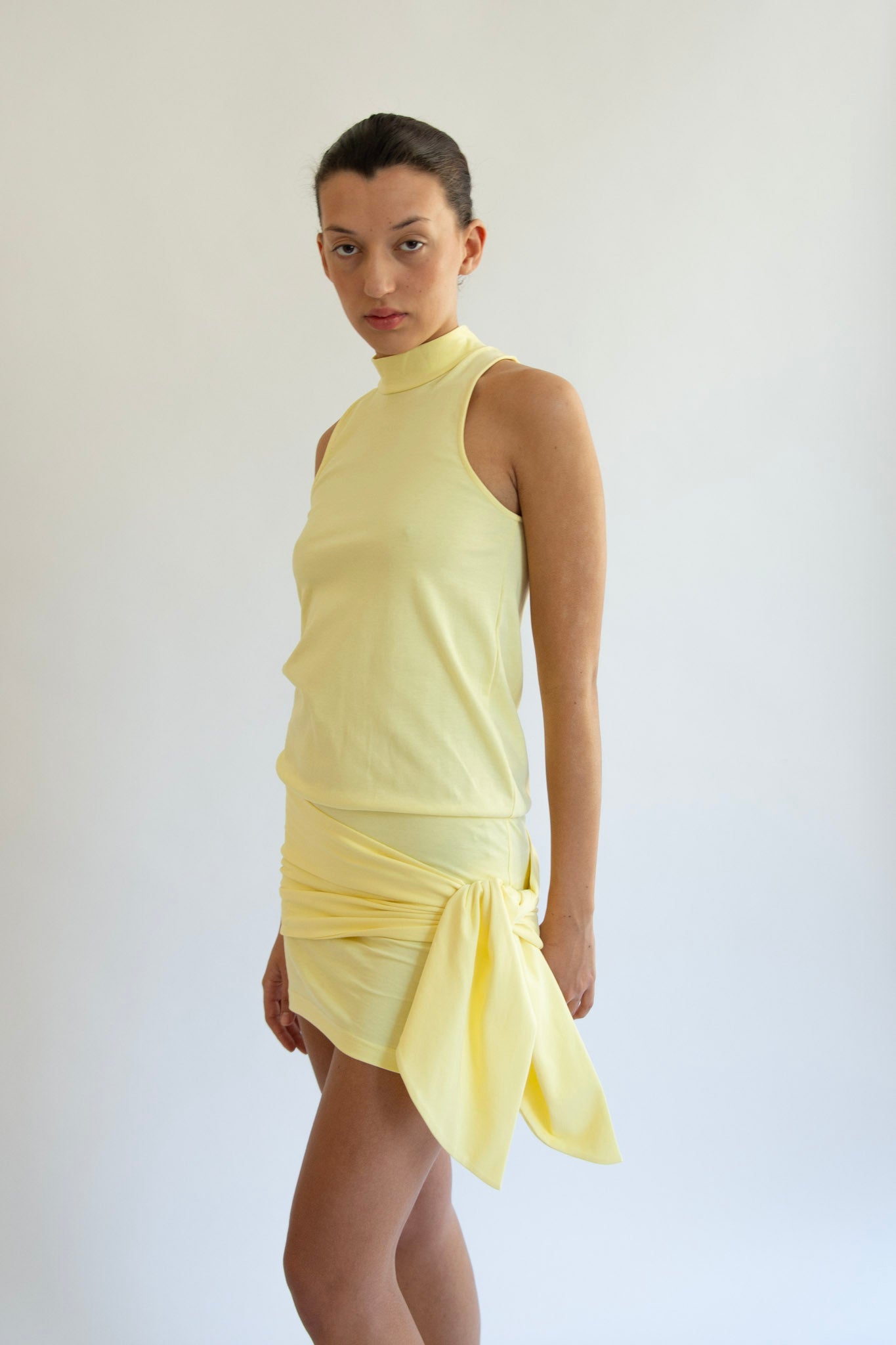 LAMIA LAGHA, Mina Dress, Butter