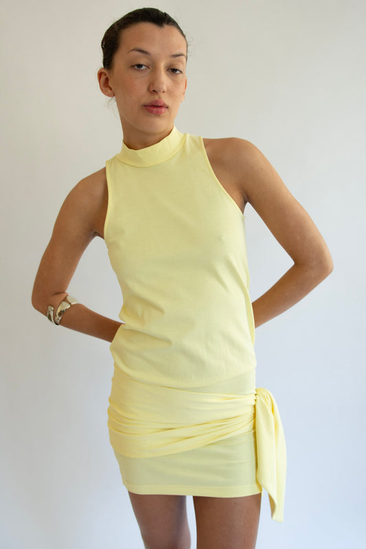 LAMIA LAGHA, Mina Dress, Butter