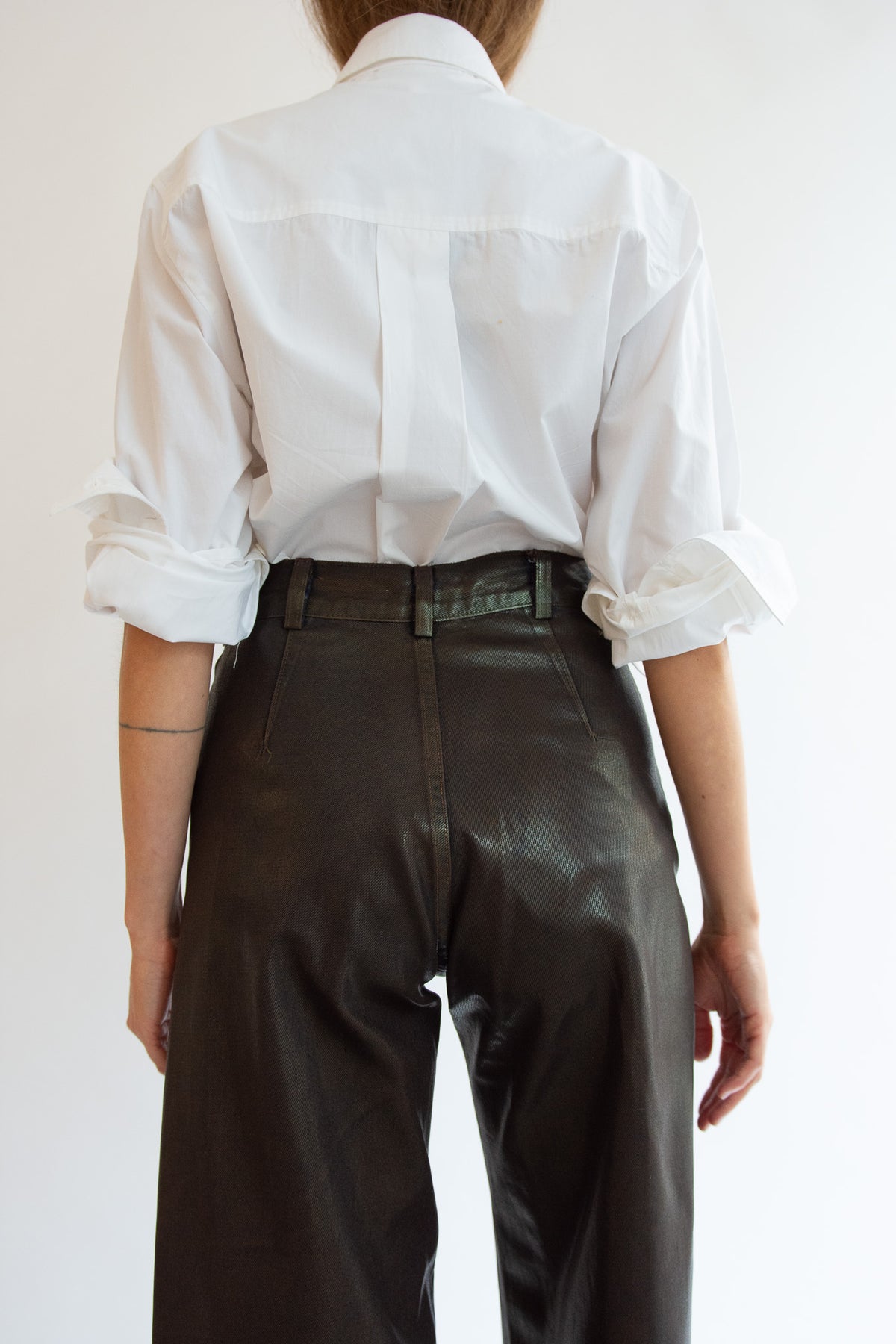 JESSE KAMM, Sailor Pants, Rich Brown Lacquer