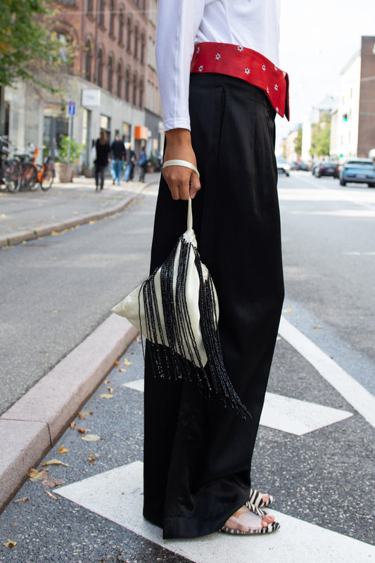 TIGRA TIGRA, Beaded Fringe Wristlet