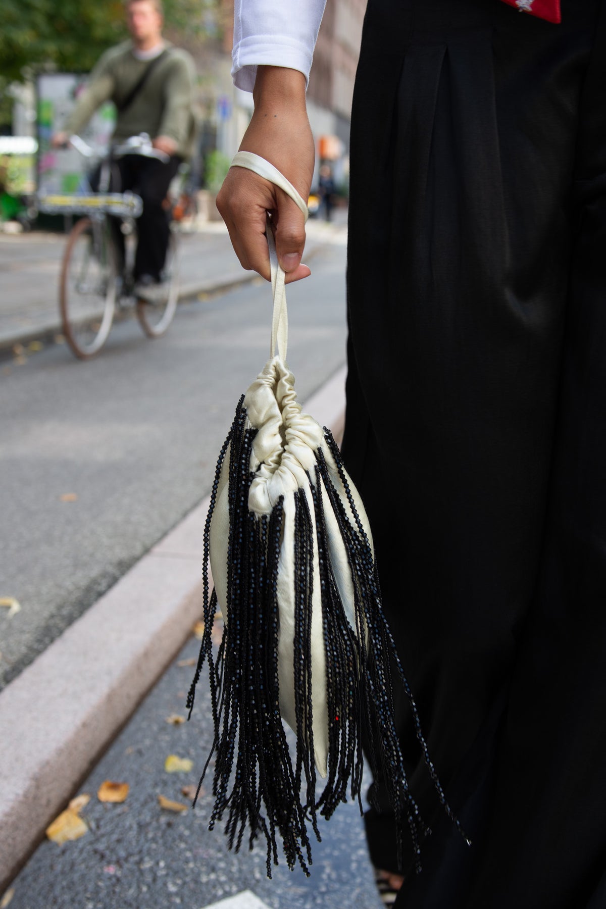TIGRA TIGRA, Beaded Fringe Wristlet