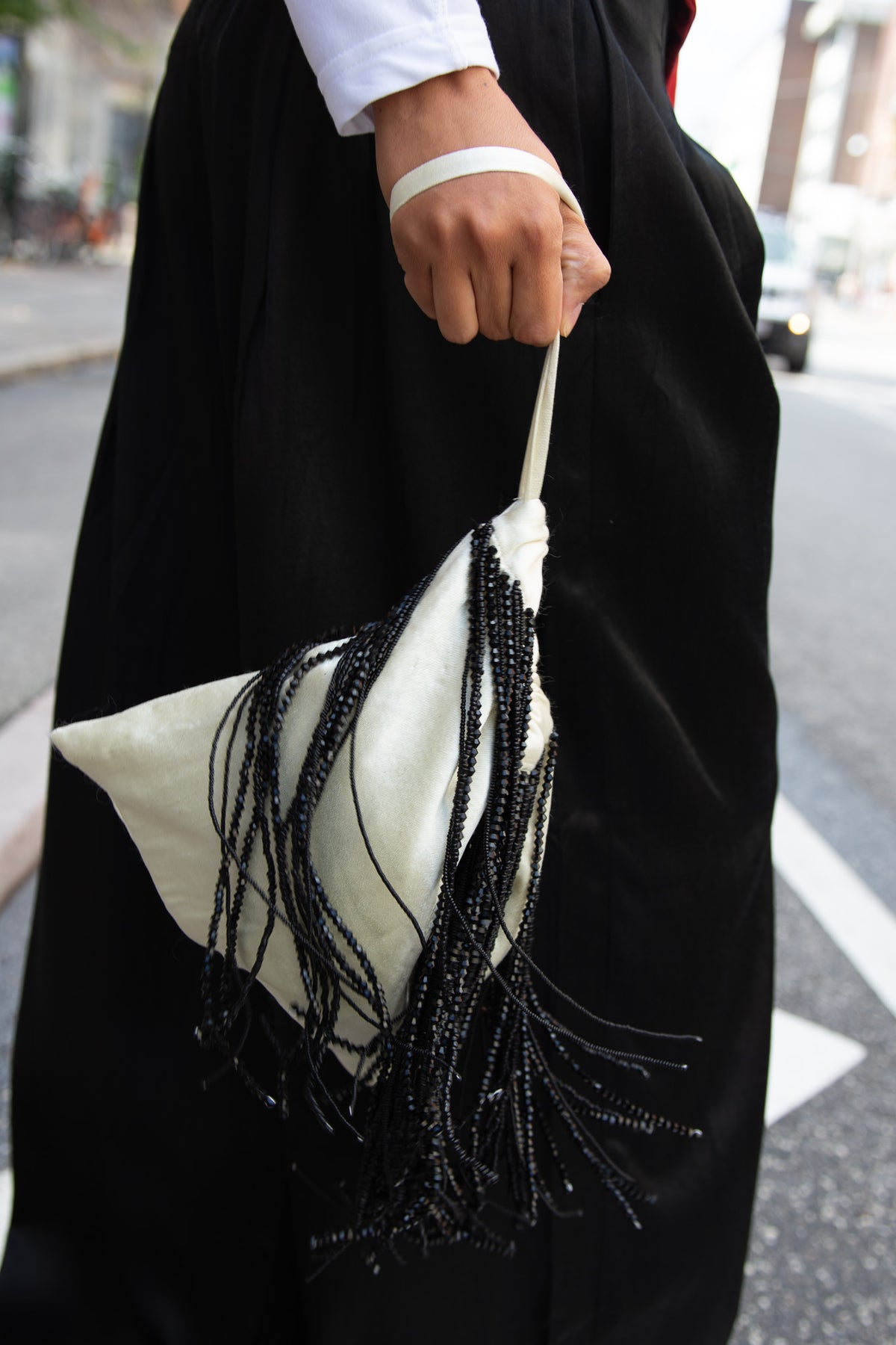 TIGRA TIGRA, Beaded Fringe Wristlet