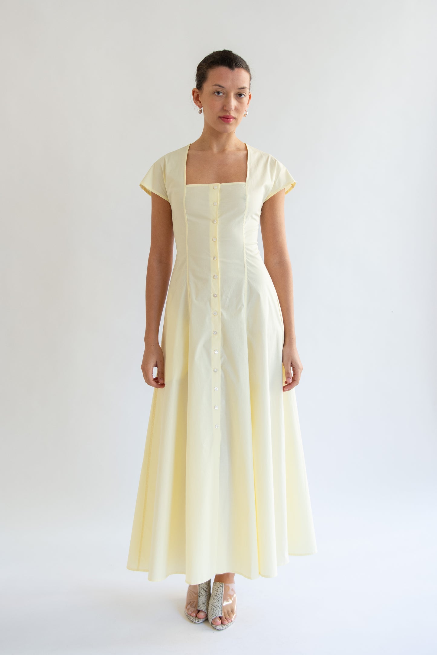 MR. LARKIN, Madison Dress, Pear Sorbet