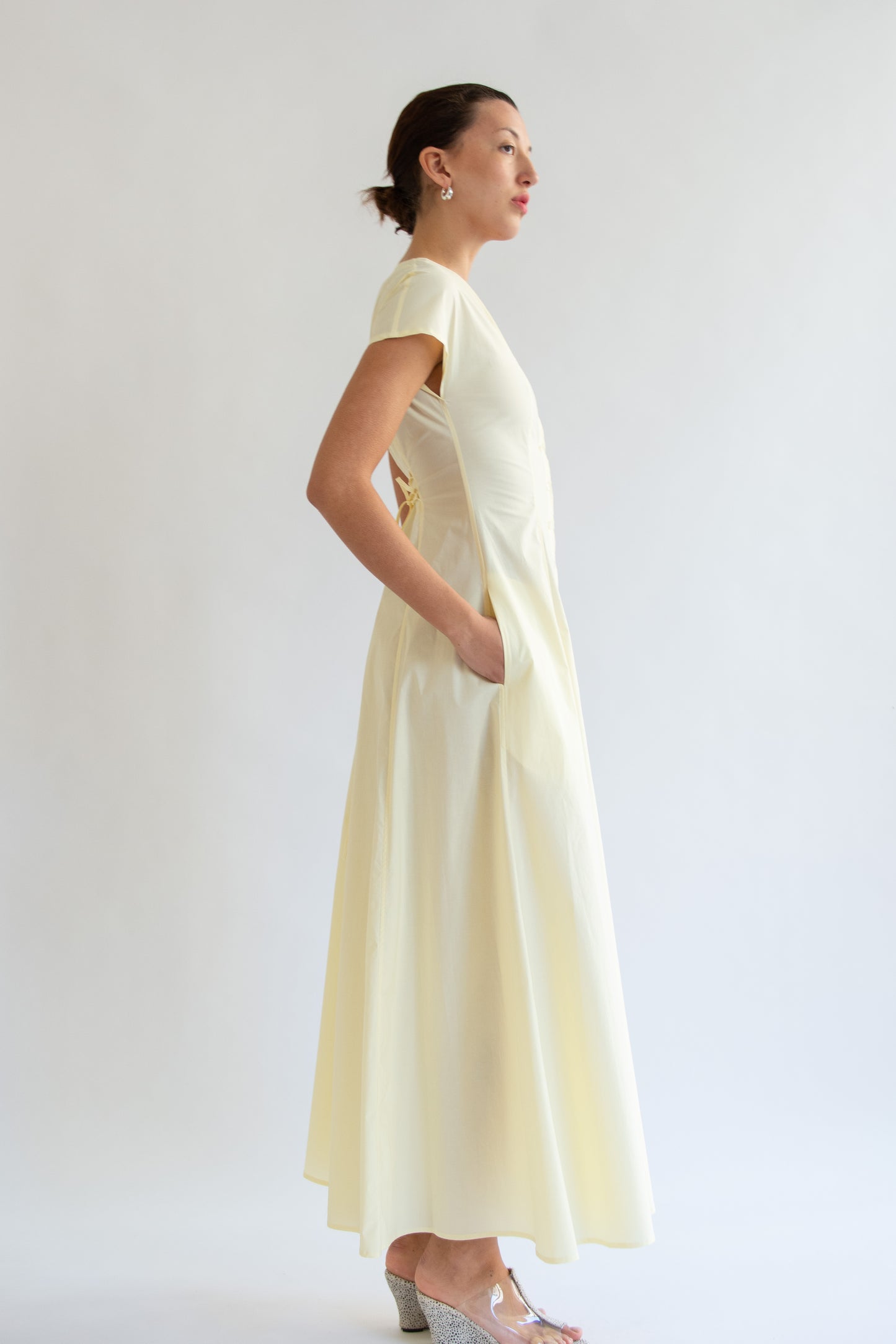 MR. LARKIN, Madison Dress, Pear Sorbet