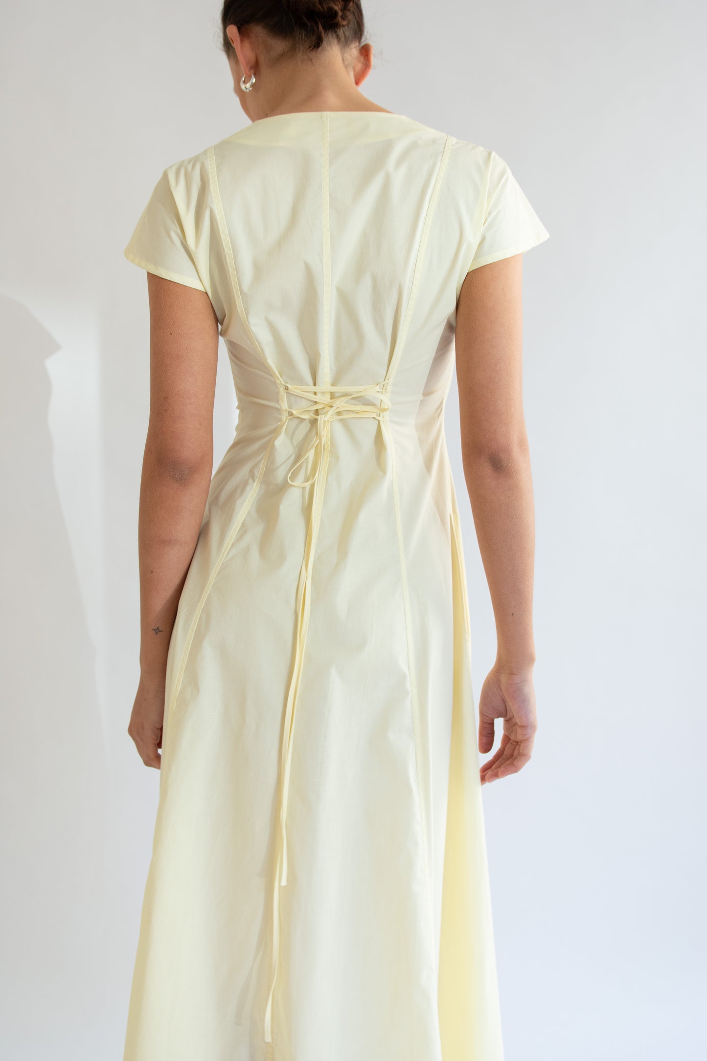 MR. LARKIN, Madison Dress, Pear Sorbet