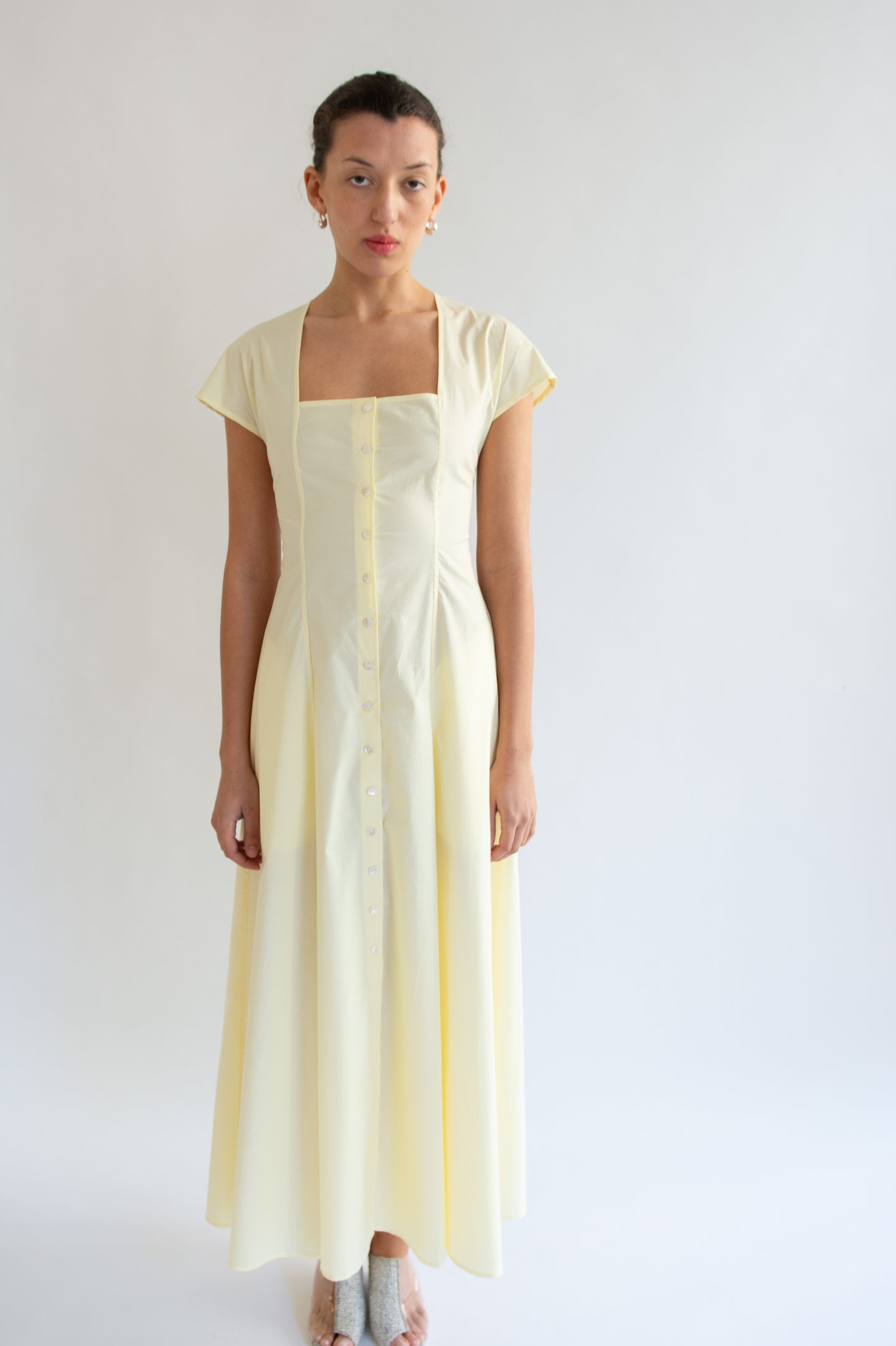 MR. LARKIN, Madison Dress, Pear Sorbet