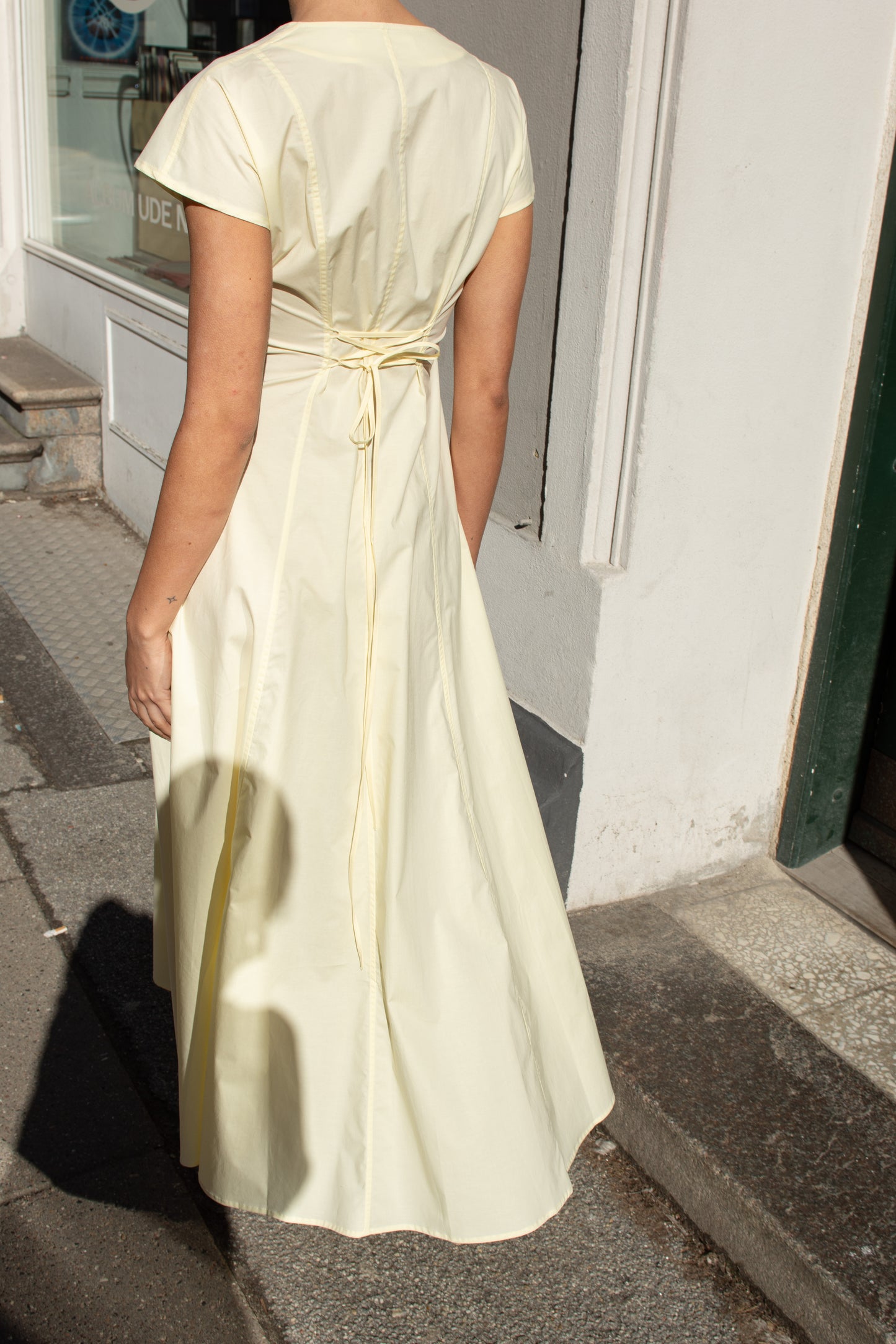 MR. LARKIN, Madison Dress, Pear Sorbet