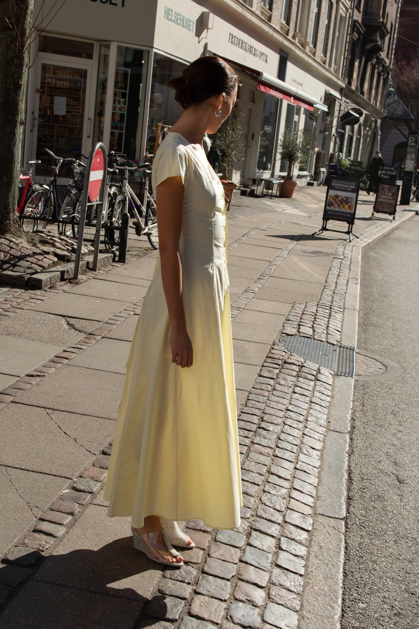 MR. LARKIN, Madison Dress, Pear Sorbet
