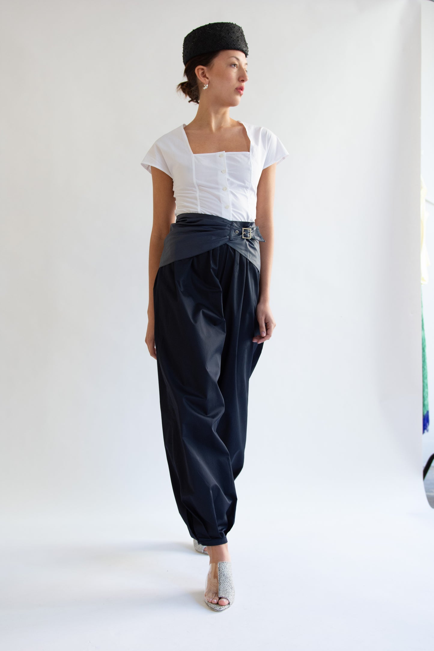Gigi Burris, Lauren Hat, Black Knotted