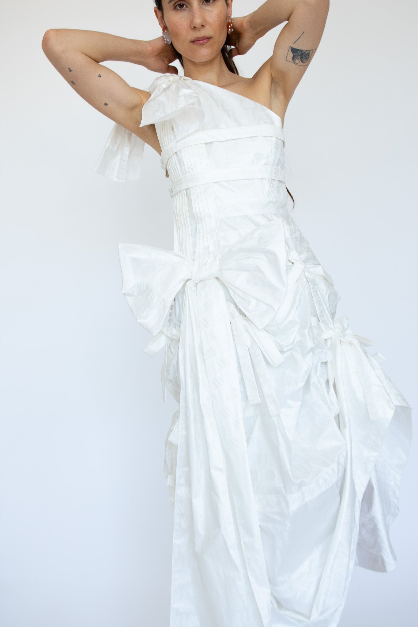 SUPER YAYA, Beatrice Dress, Off White