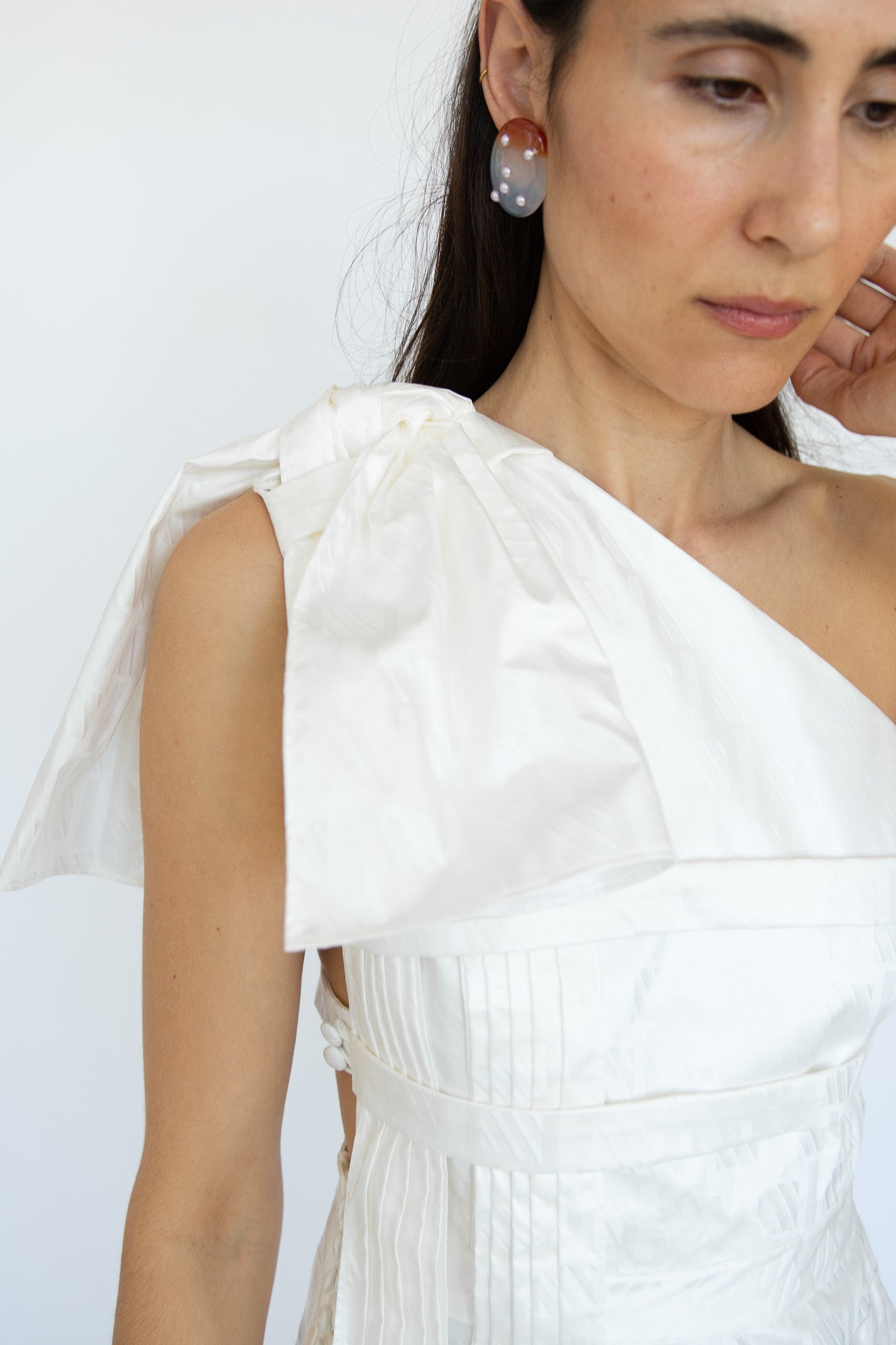 SUPER YAYA, Beatrice Dress, Off White