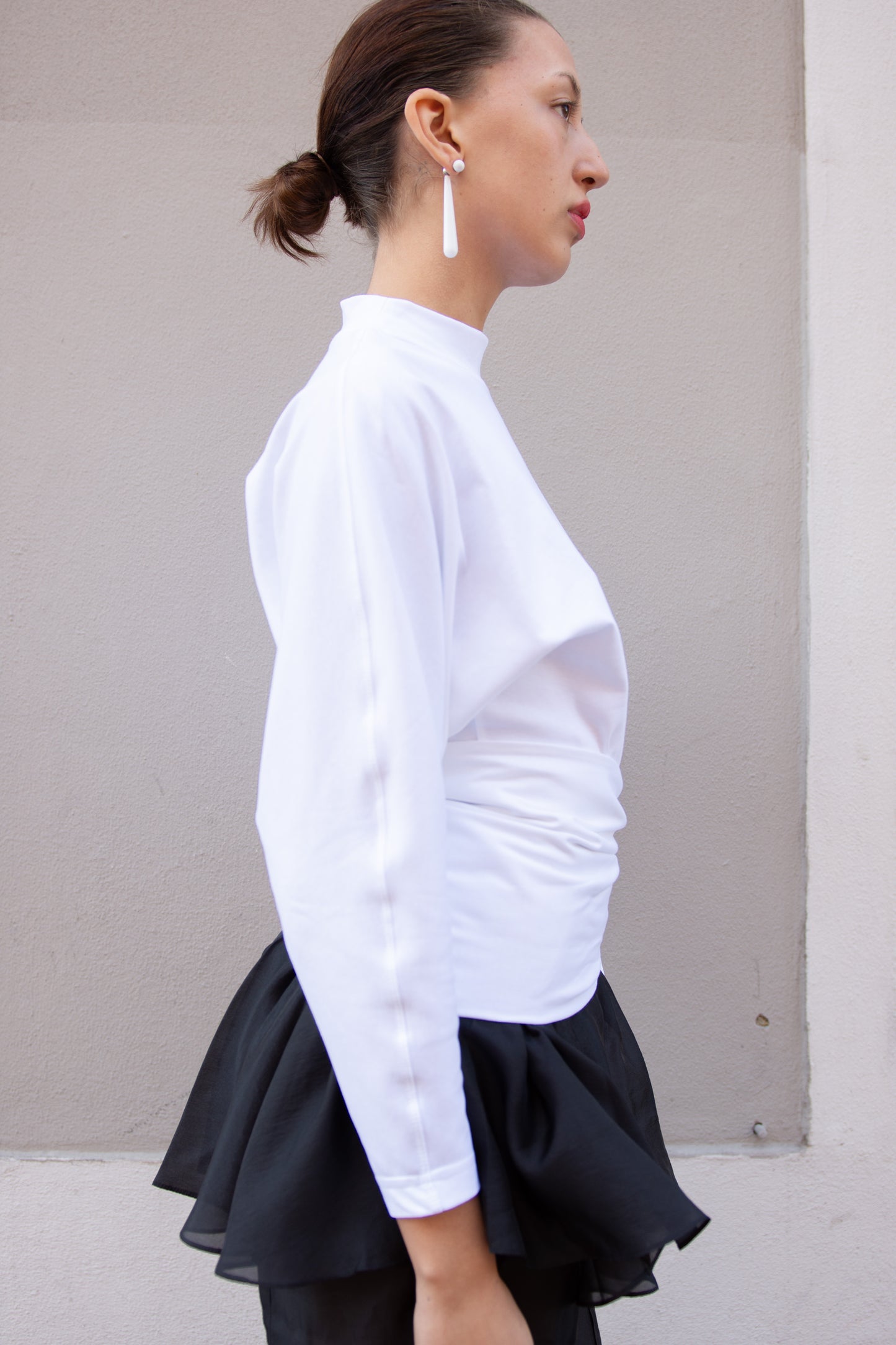 LAMIA LAGHA, Pina tee, White