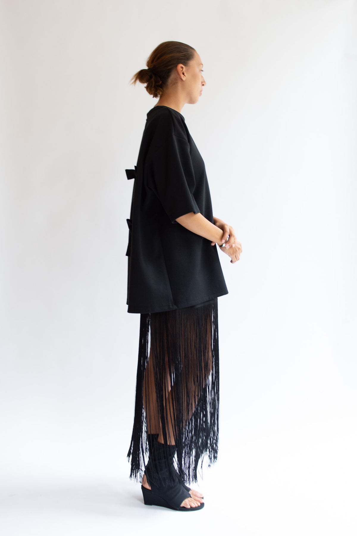 THE GARMENT, TG Bow Tee, Black