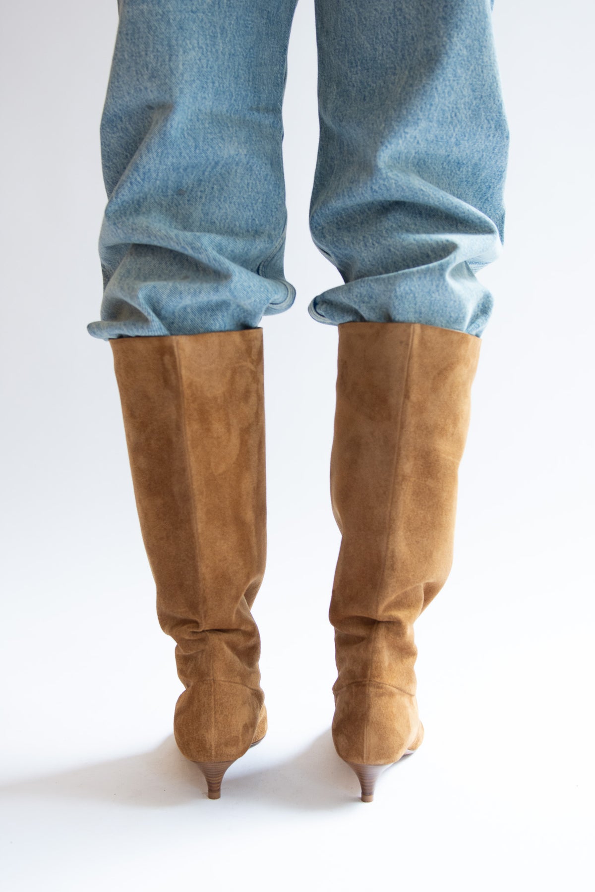 THE GARMENT, Gigi Suede Boots, Chestnut