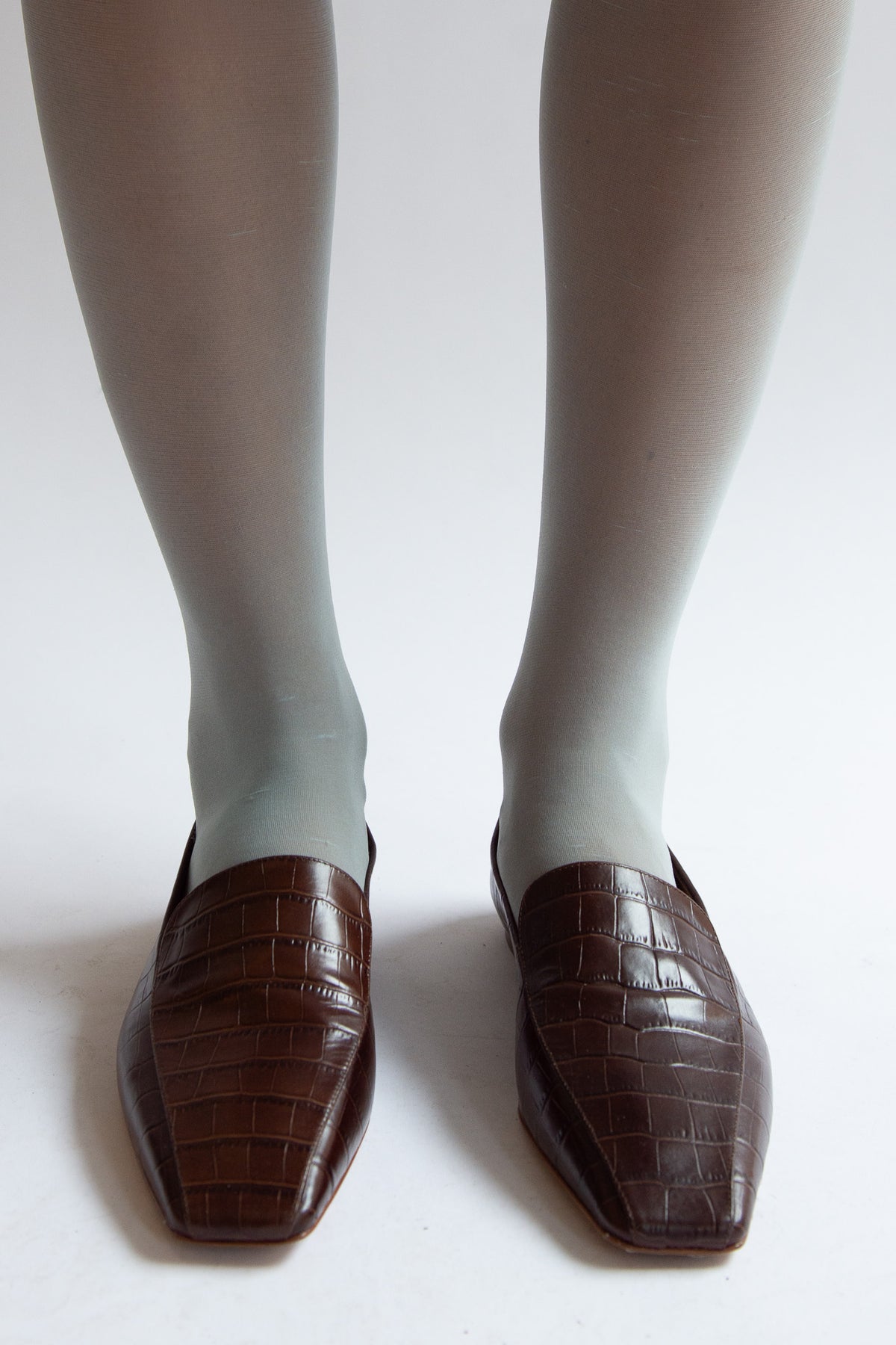 THE GARMENT, Tilda Croco Loafers, Espresso