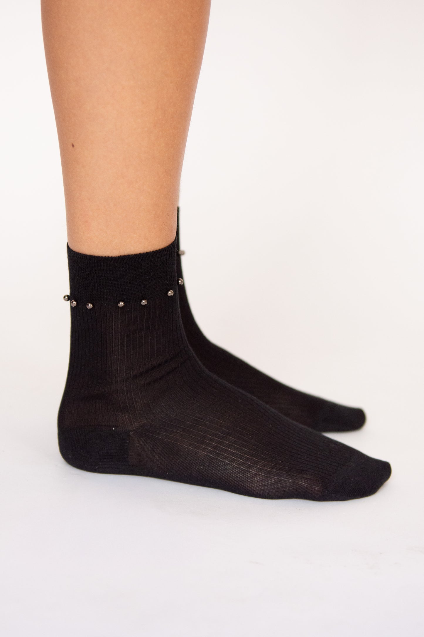 MARIA LA ROSA, Socks Piercing, Black