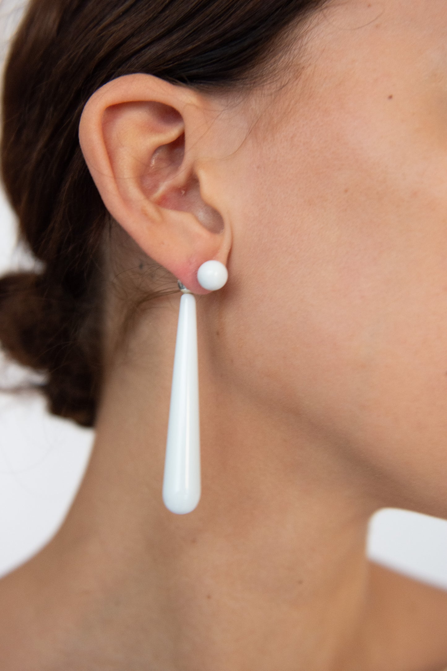 MOSQUITO, Orilla Earrings, White