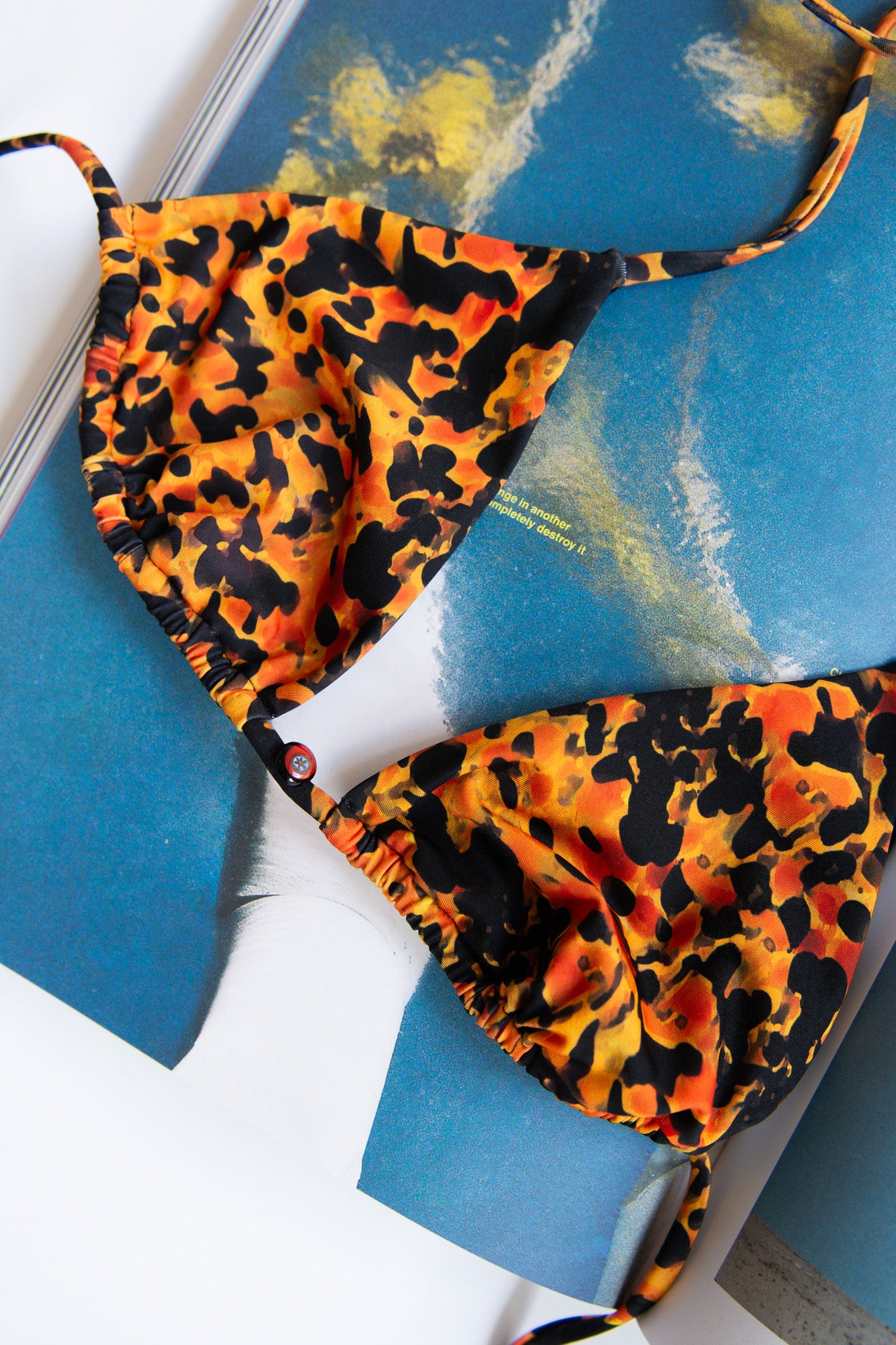 REKHALE, Bikini Malikha Top, Maculato
