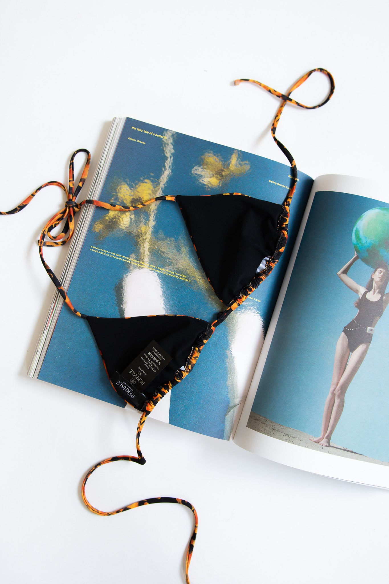 REKHALE, Bikini Malikha Top, Maculato