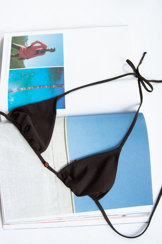REKHALE, Bikini Malikha Top, Espresso