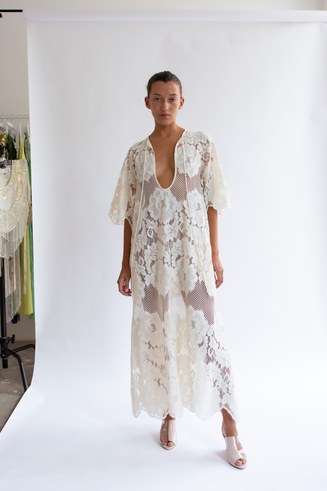 MR. LARKIN, Lola Dress, Ivory