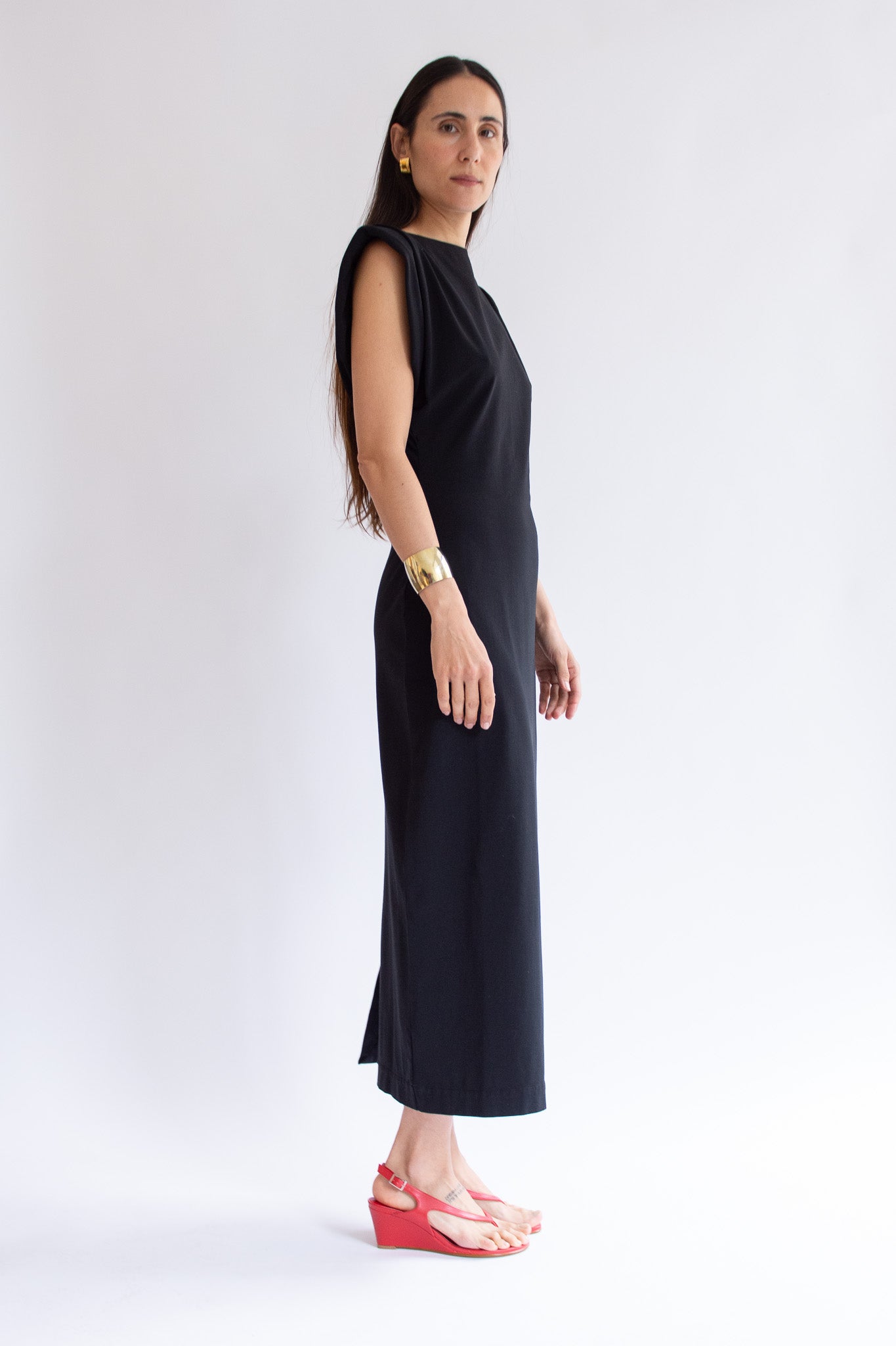 MR. LARKIN, Ghaida Dress, Black