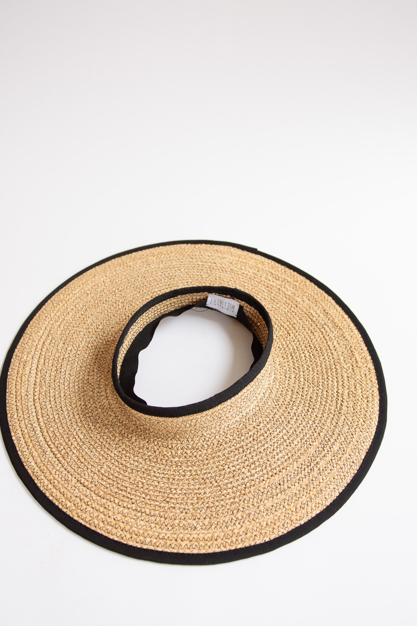 GIGI BURRIS, Ines Visor, Natural/Black